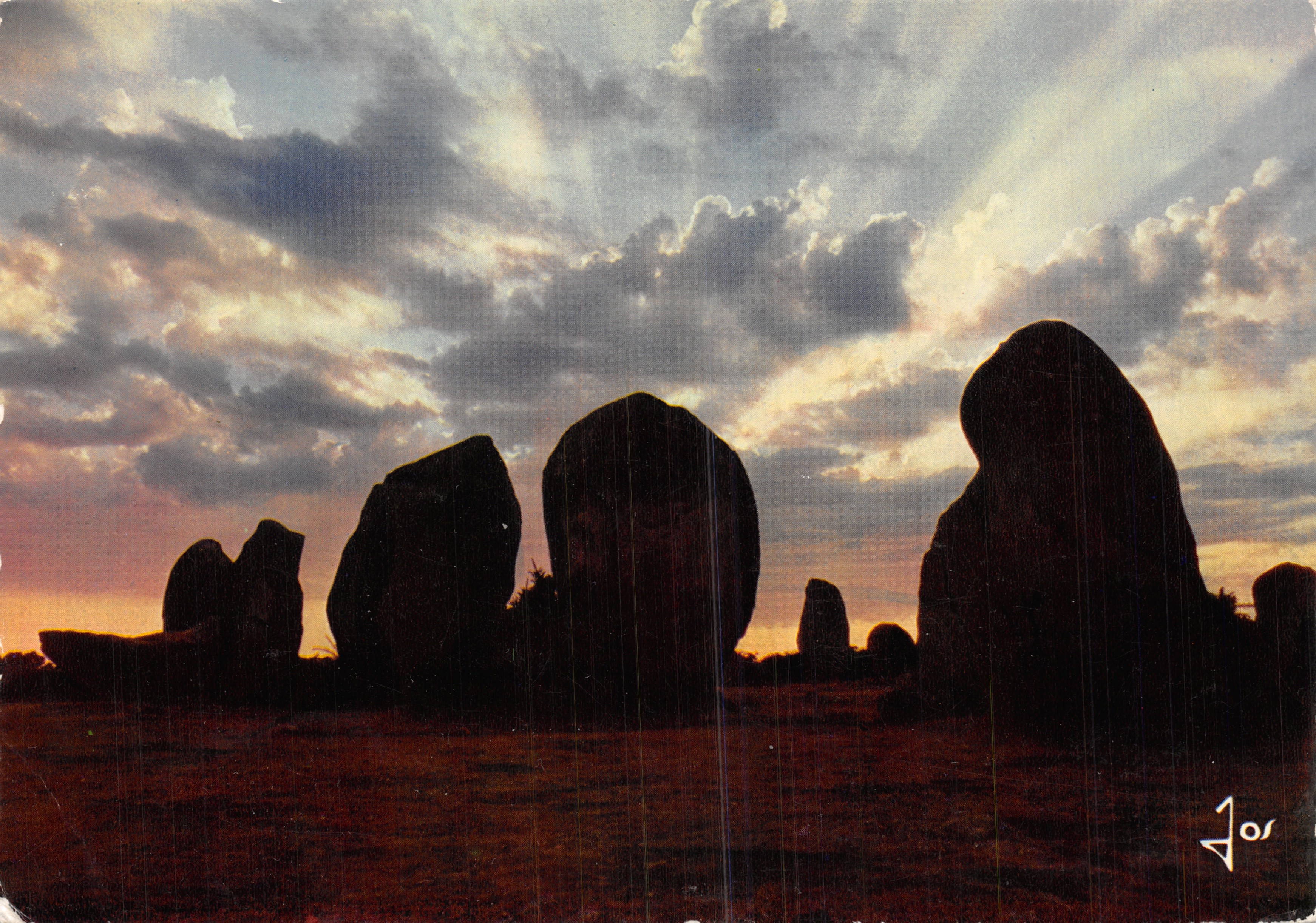 Alignements de Kermario — Crepúsculo — Éditions d'Art JOS