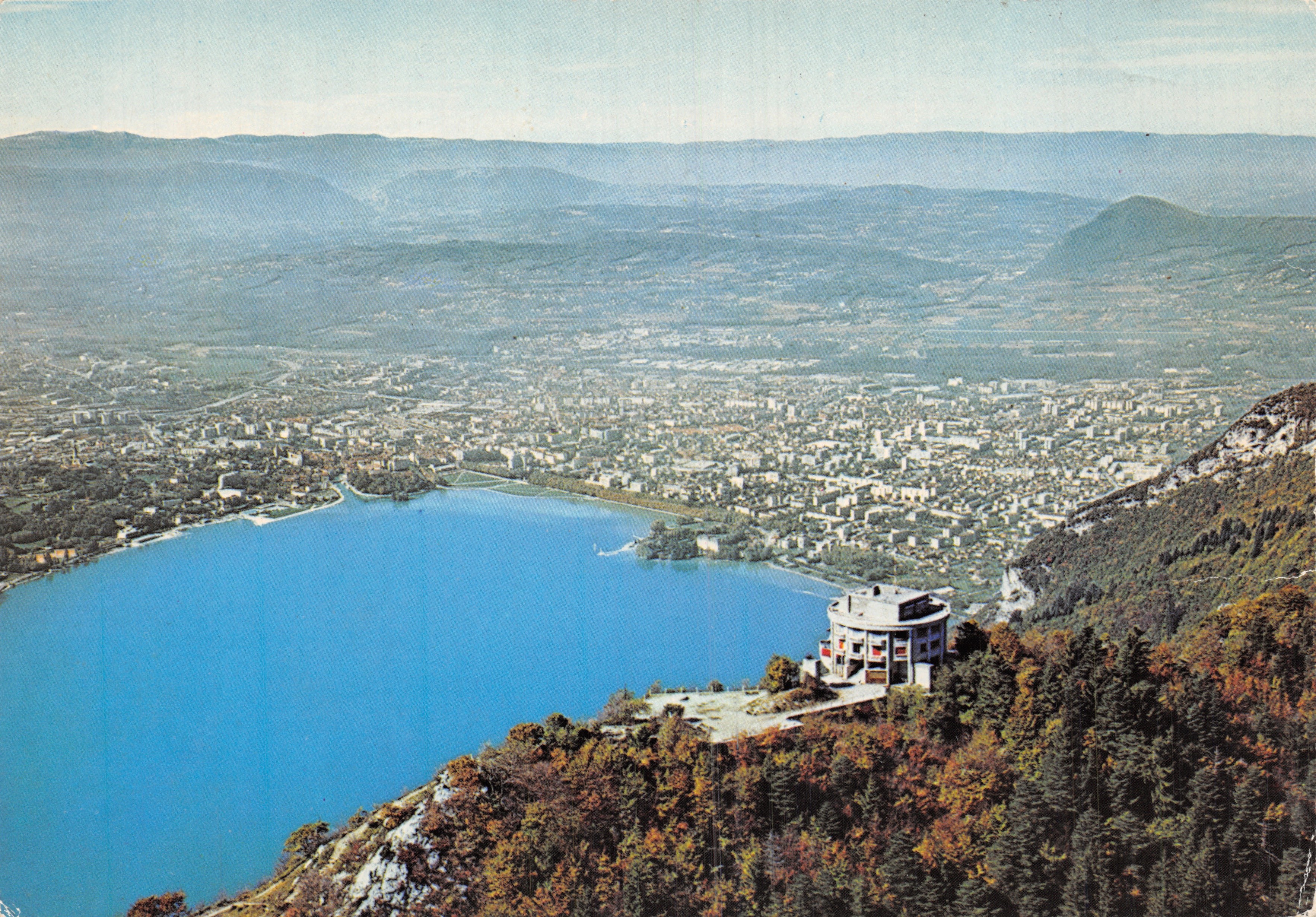 Lago de Annecy — vista panorámica desde el monte Veyrier — Éditions Gil, 16 rue du Paquier, Annecy