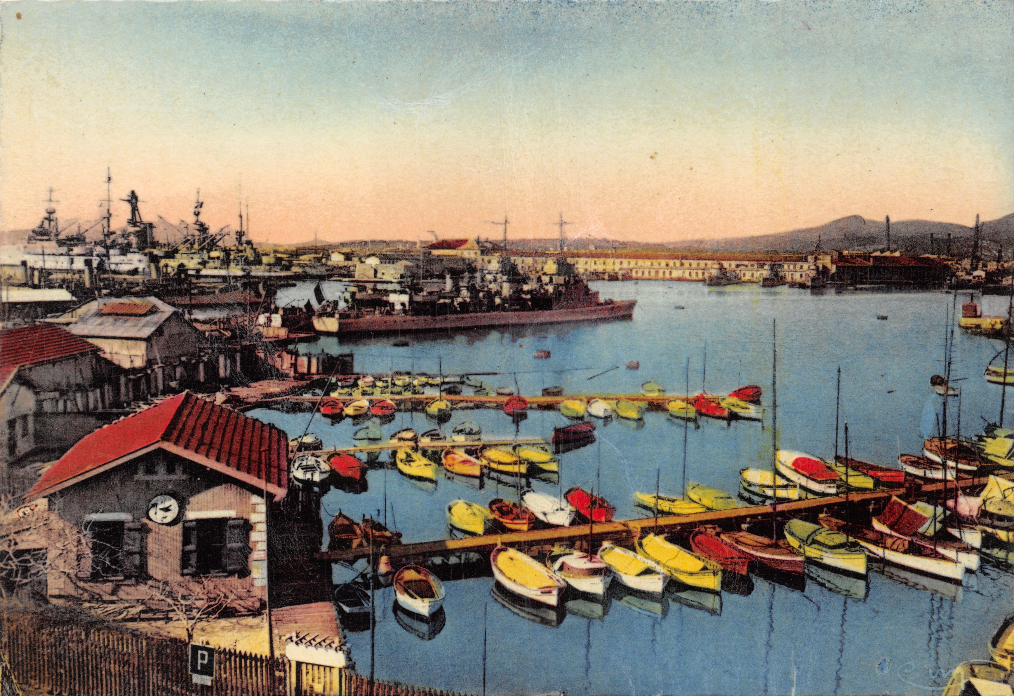 Toulon (Var) — Vue sur la Rade — Combier Imp. Macon n°83