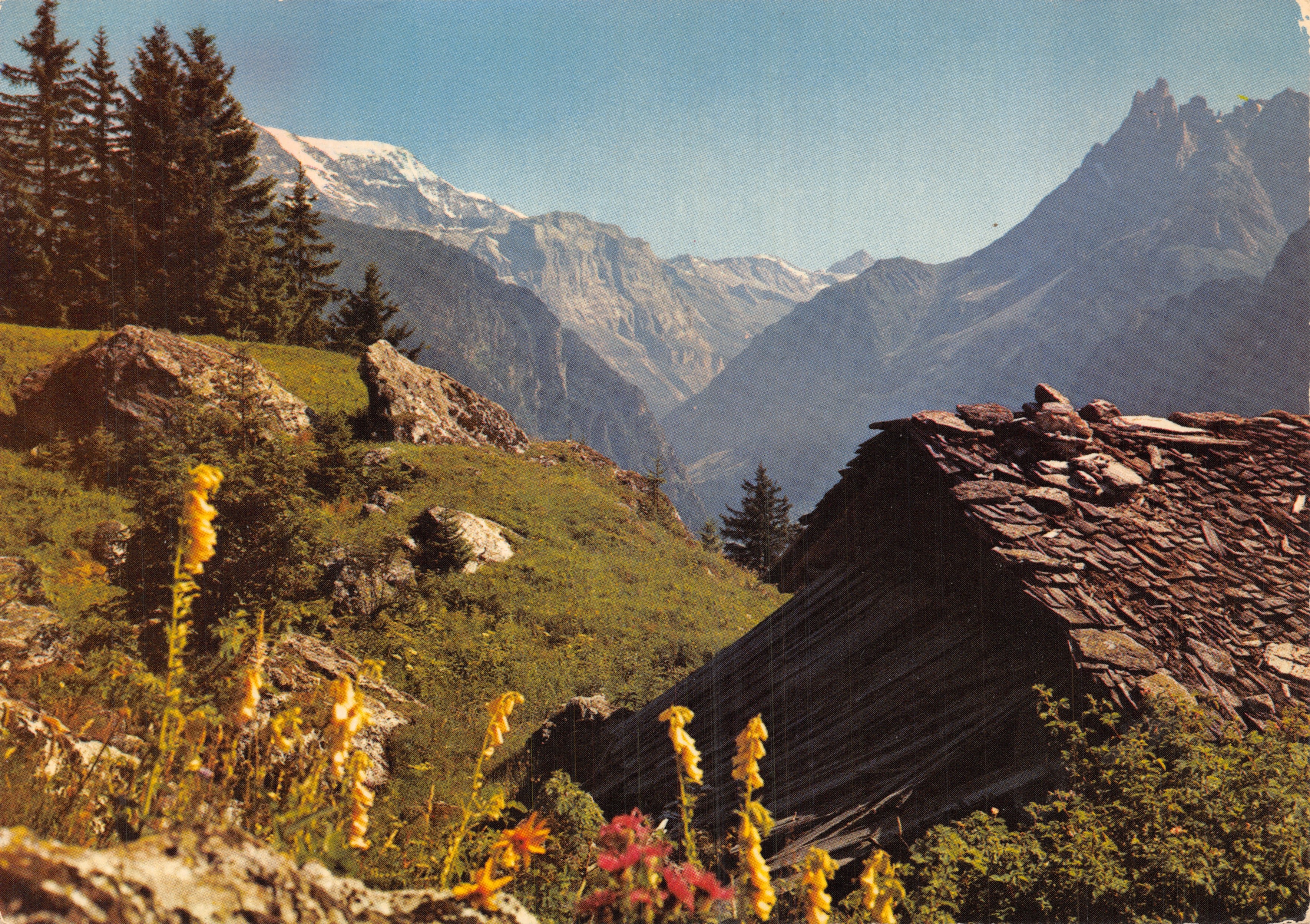 Rifugio di pastore in alta montagna — Le Alpi in colori naturali, editore ITALCOLOR, n. 73.52