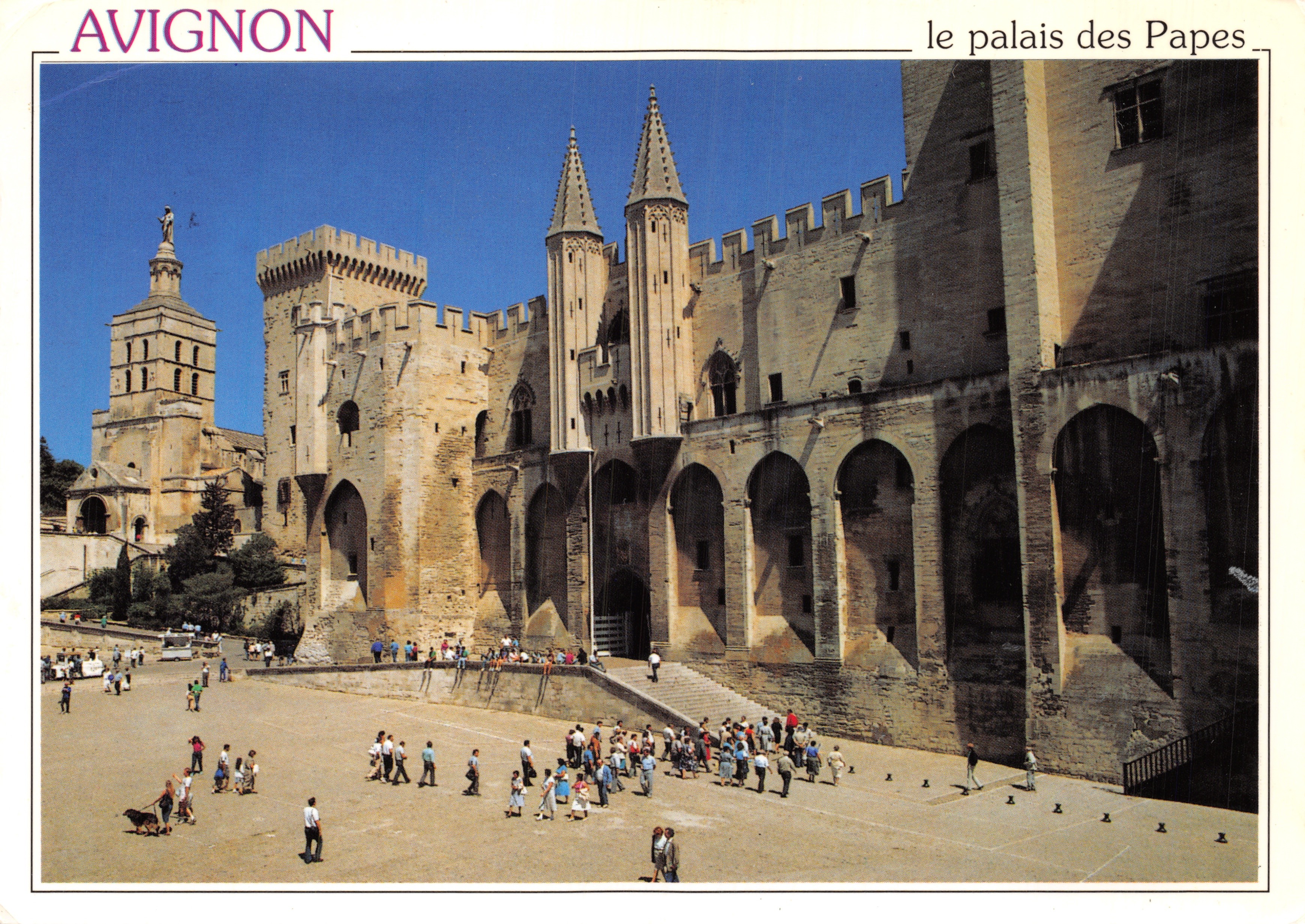 Avignon — il palazzo dei Papi — Éditions du Boumian, Monaco