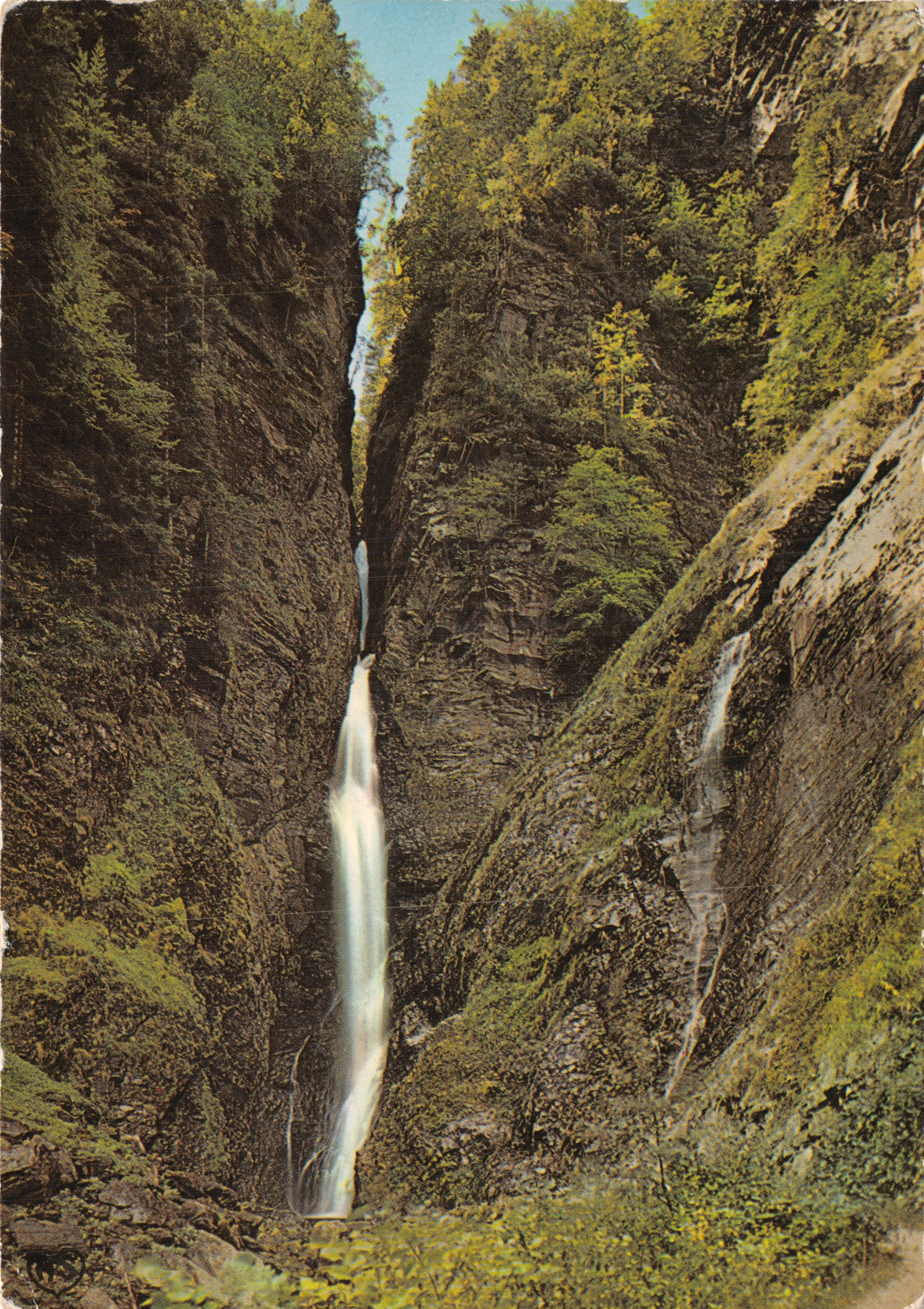 Cascade d'Enfer — cirque de Marboré, Pyrénées — Société des Cartes Postales APA-POUX