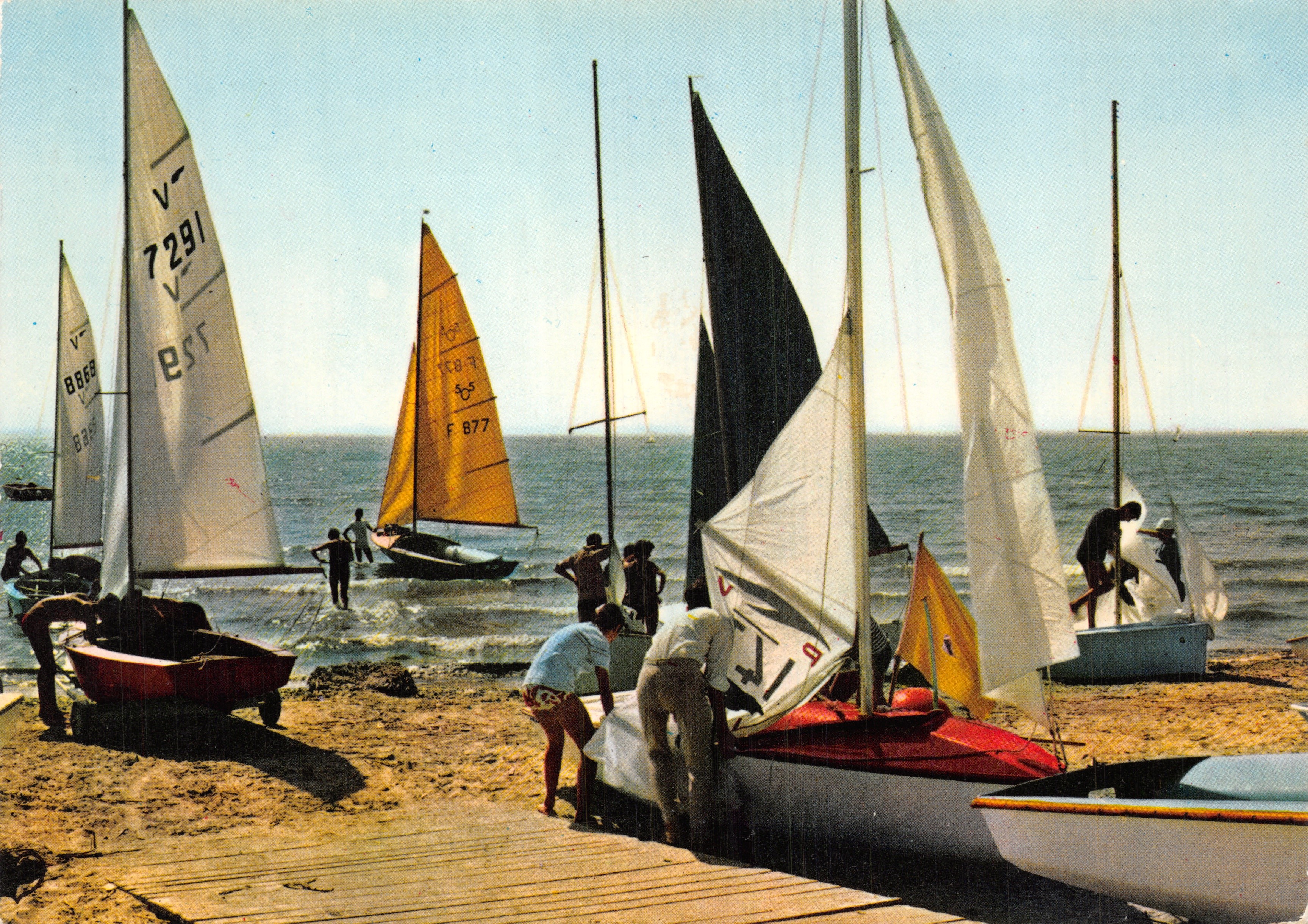 Plage de Sète — Regates nautiques — Société des Cartes Postales APA-POUX
