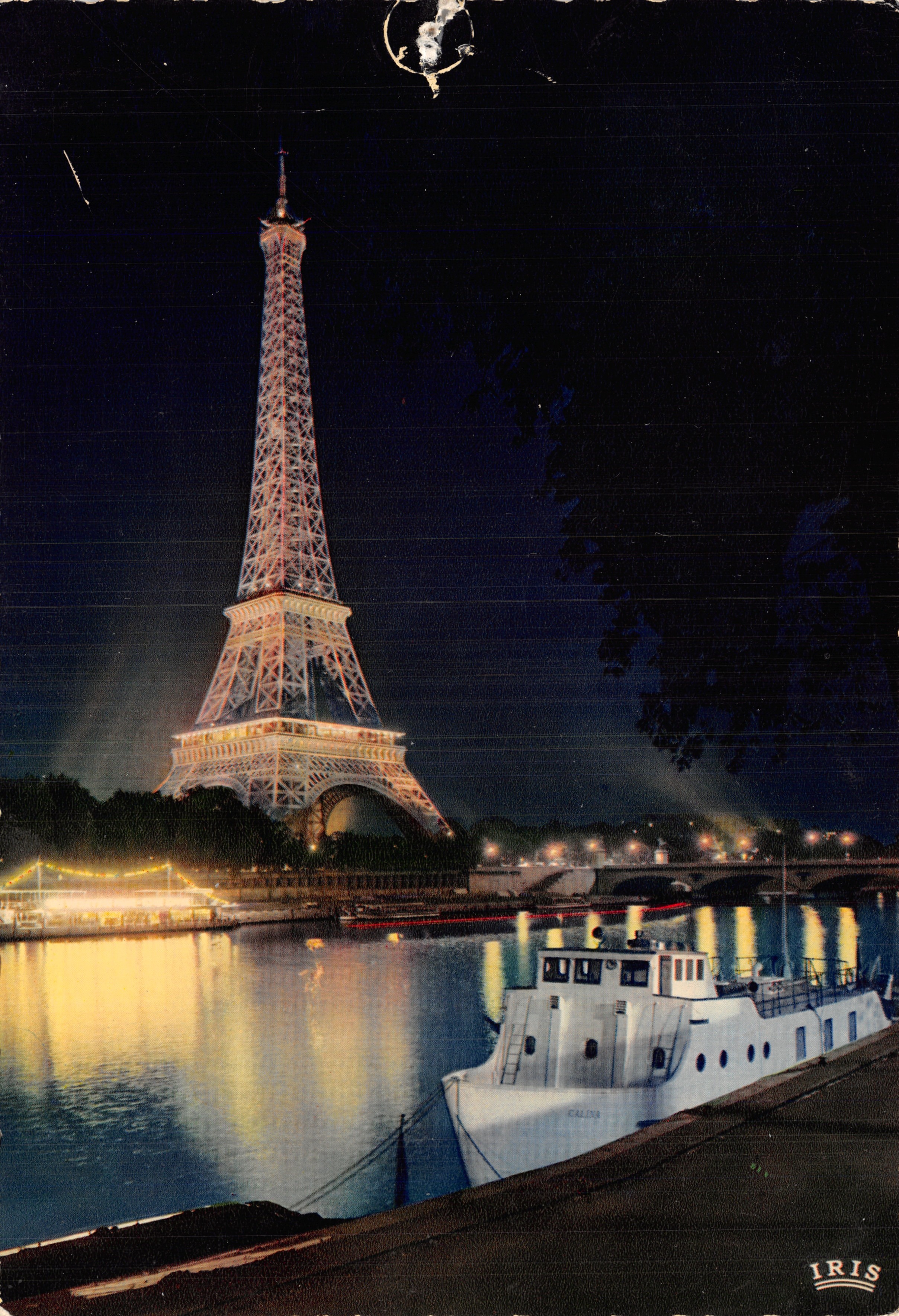 Paris — La Tour Eiffel illuminée — Éditions IRIS