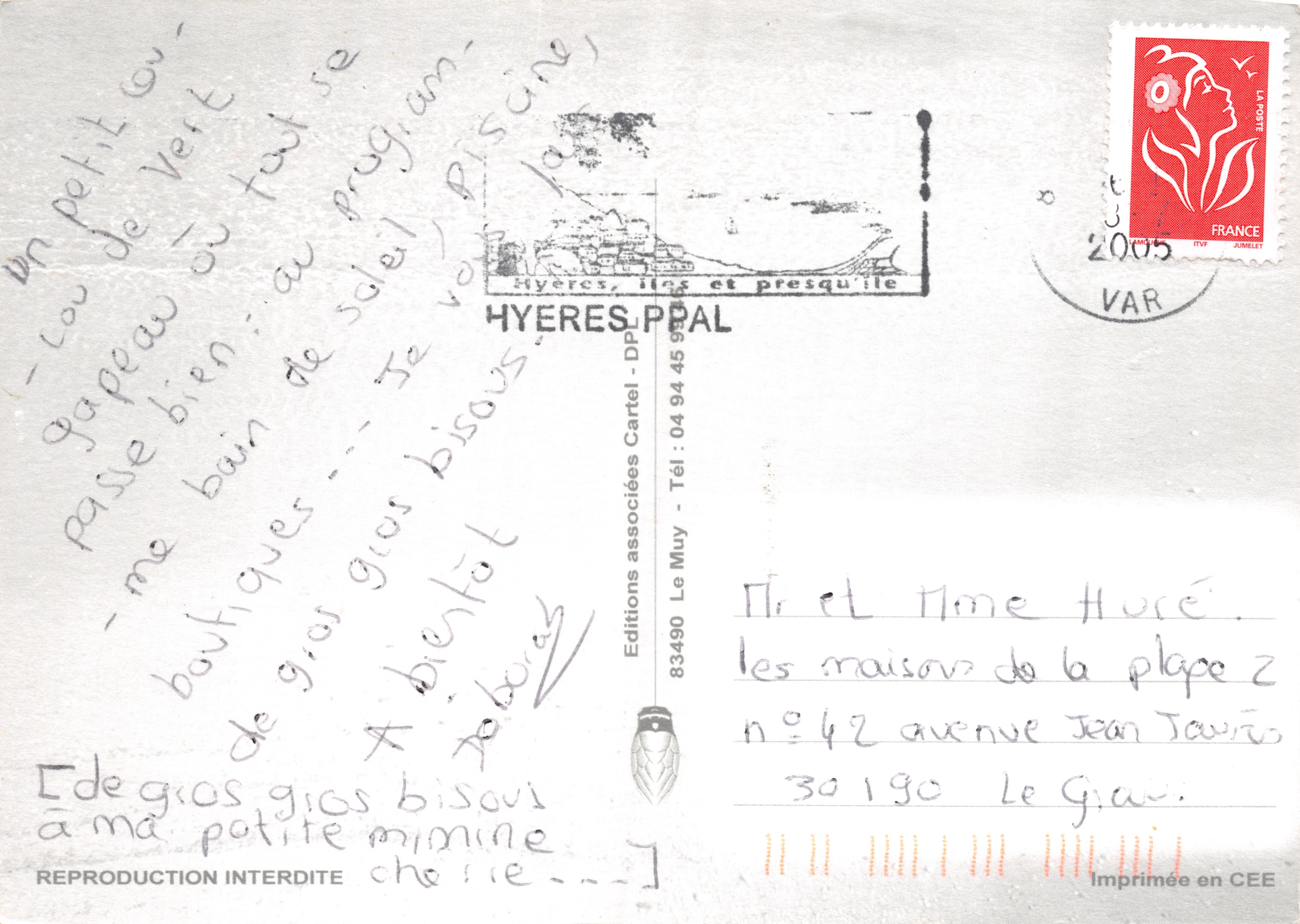 The Shores — view of the Provencal coast — Editions Cartel — Back