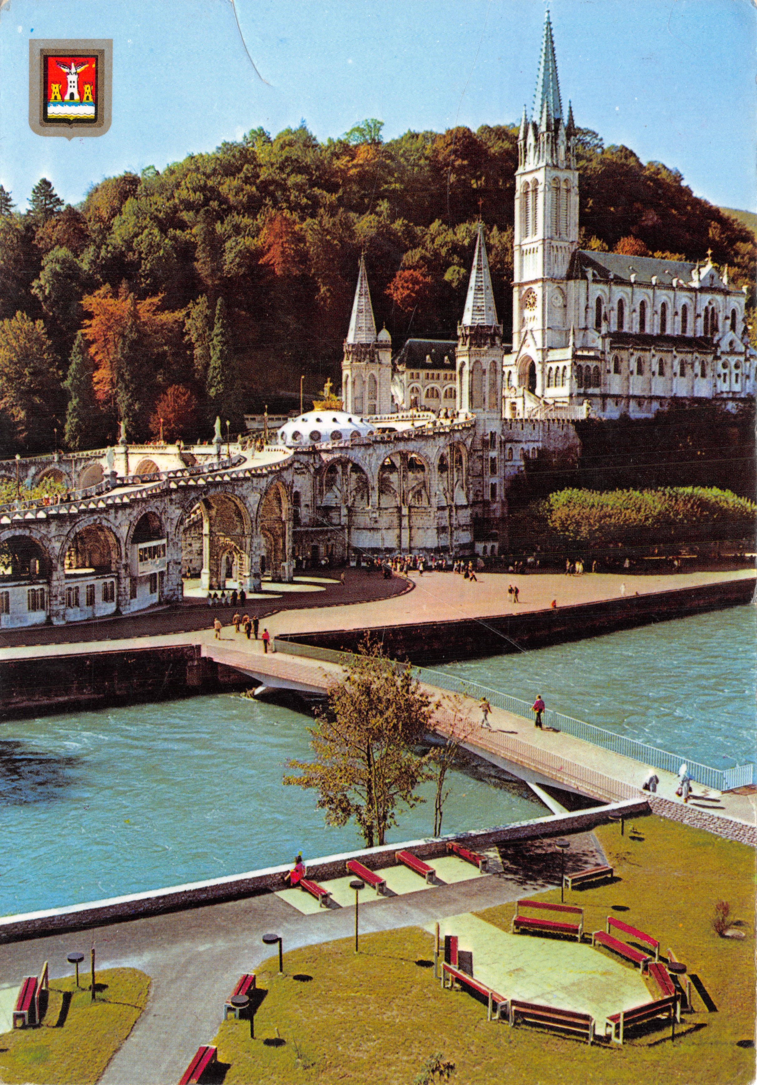 Lourdes — Basiliek en de Gave — Uitgever Edlux, Nr. 103