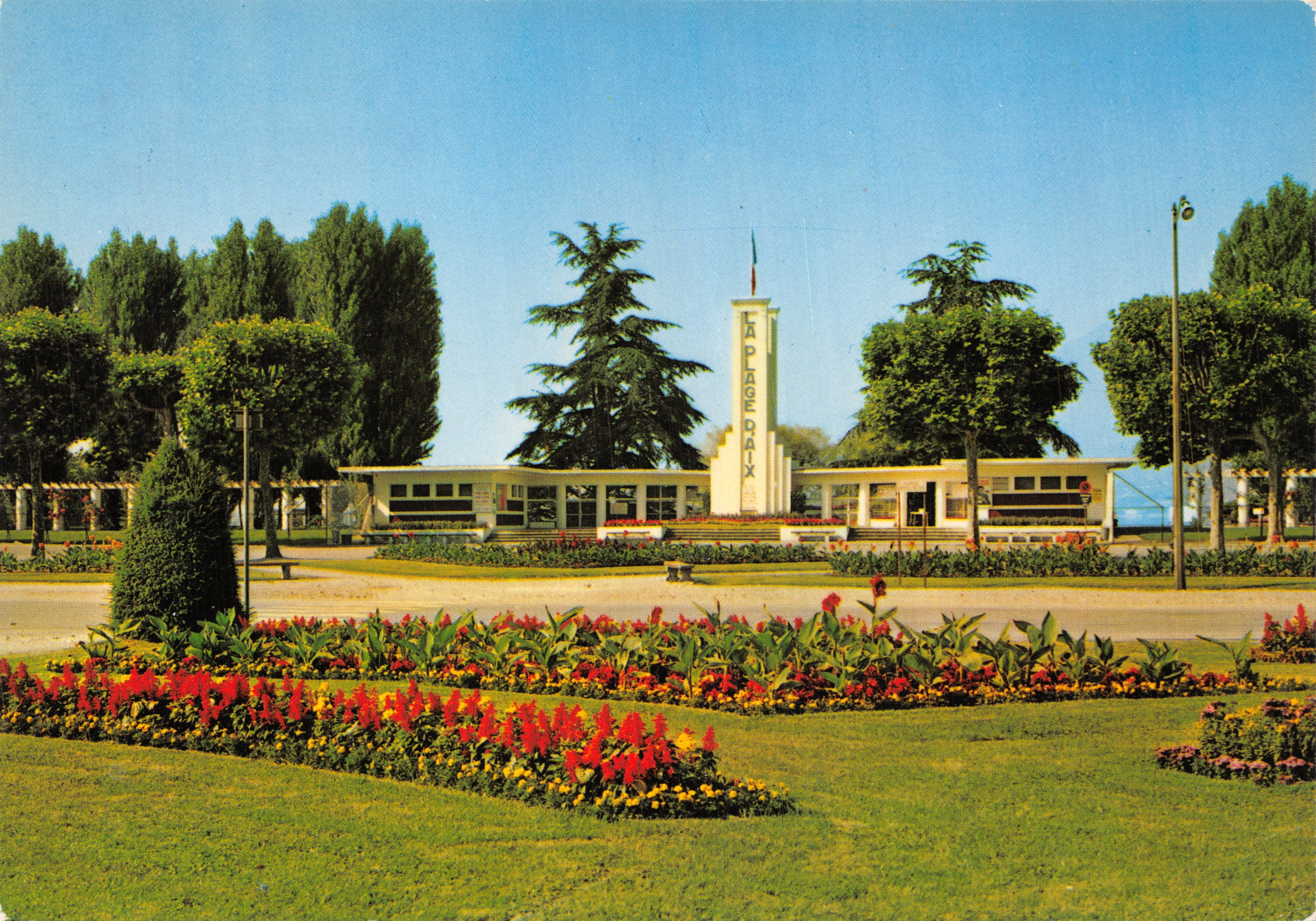 La Page Daix — Eingang zum Park La Page Daix — Verlag: Nachbildung verboten - Made in France