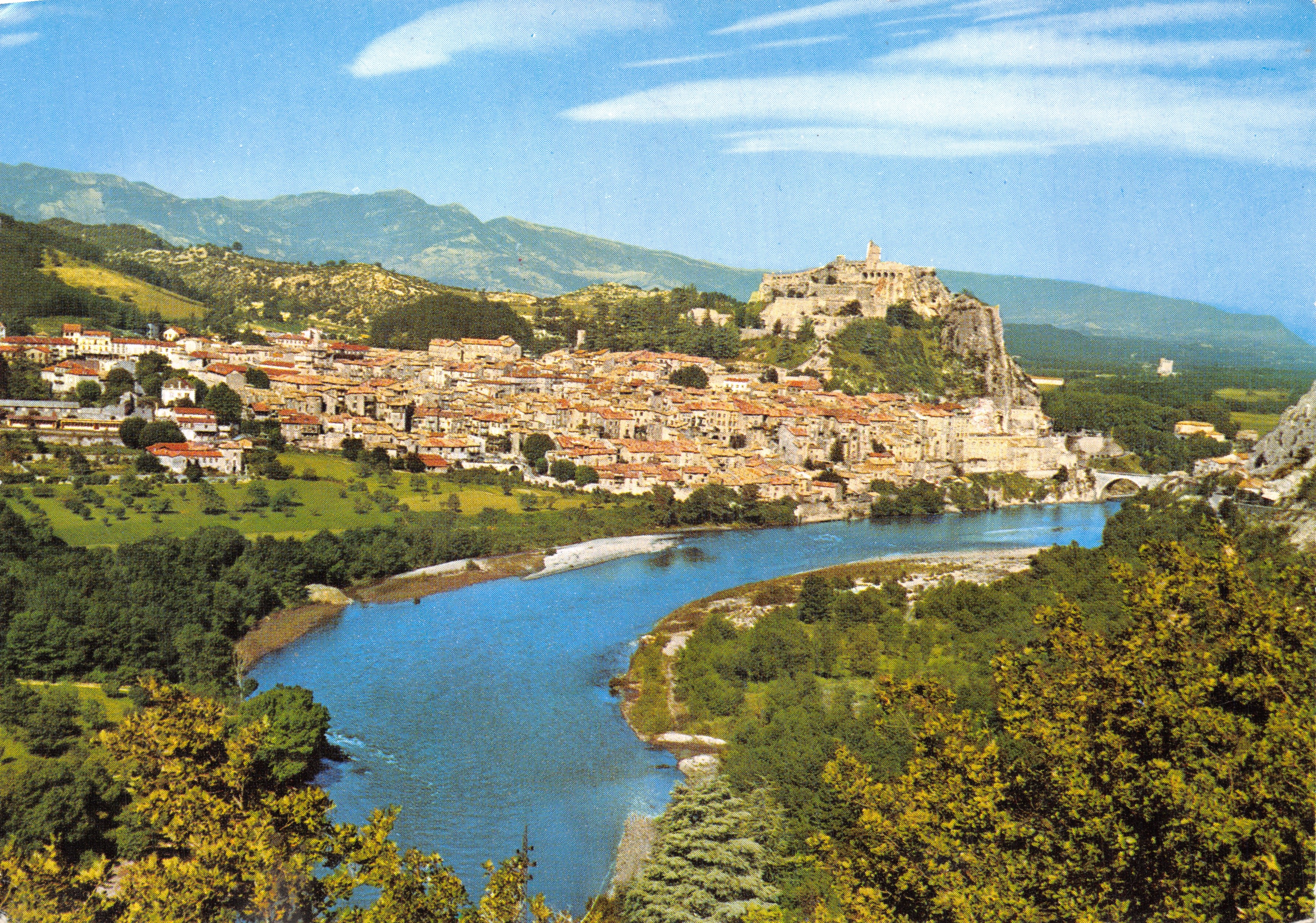 Sisteron — vue générale et la Durance — Éditions Mar, Nice