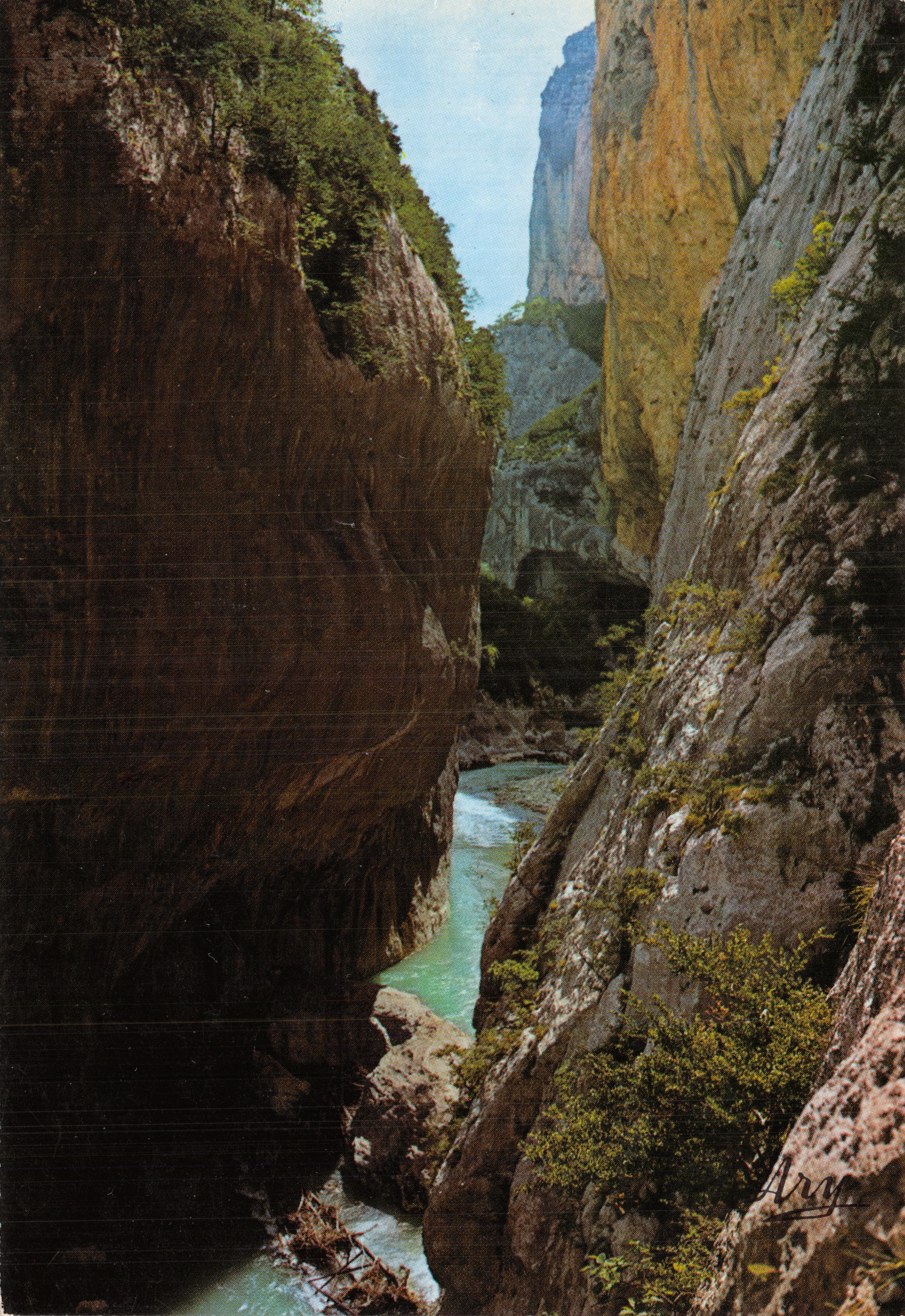 Les Gorges pittoresques du Verdon — Au Défilé du Coulour de Samson — Édition TARDY, Marseille