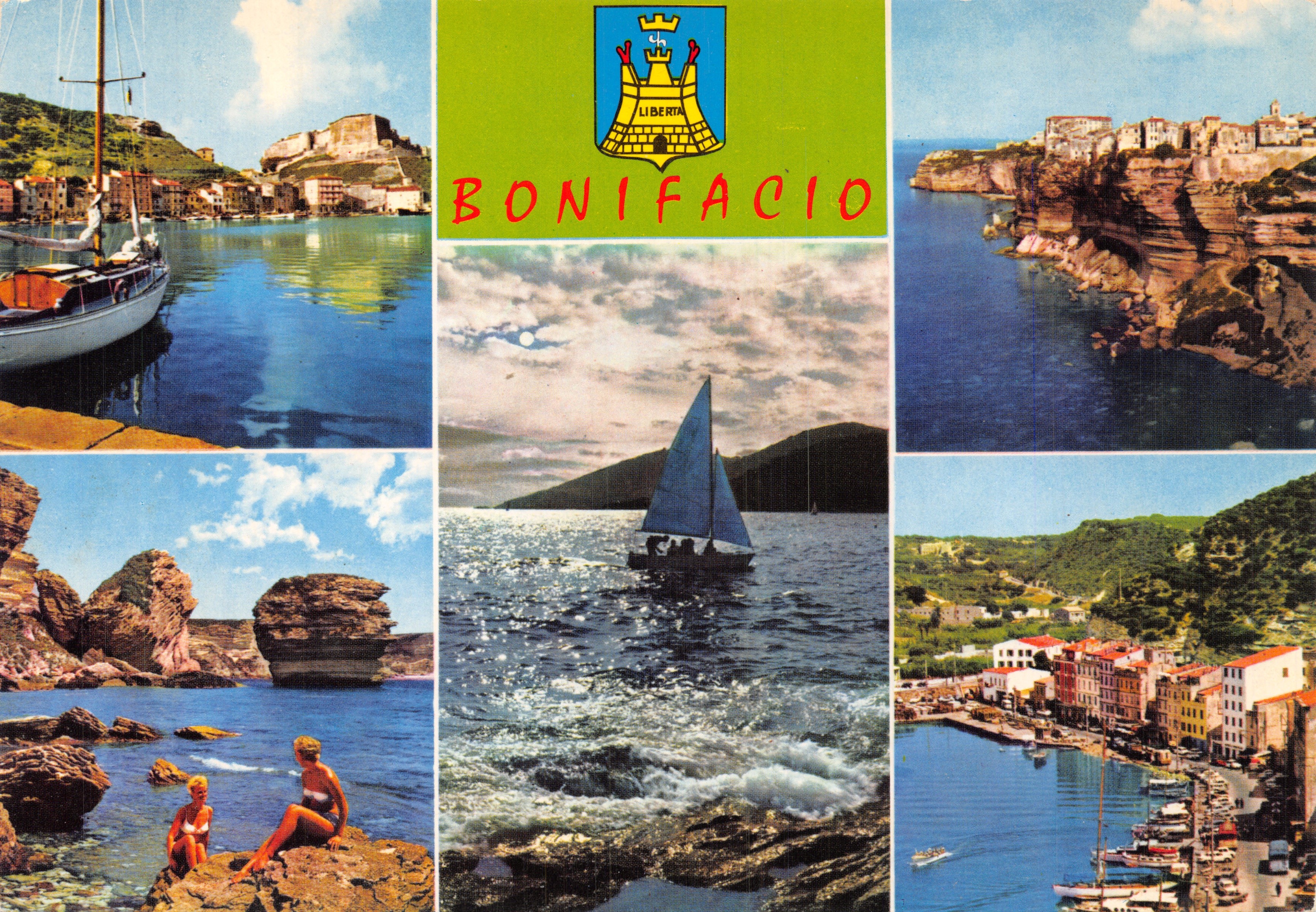 Bonifacio — vista panorámica y puerto — editor MAR, n.º 1640