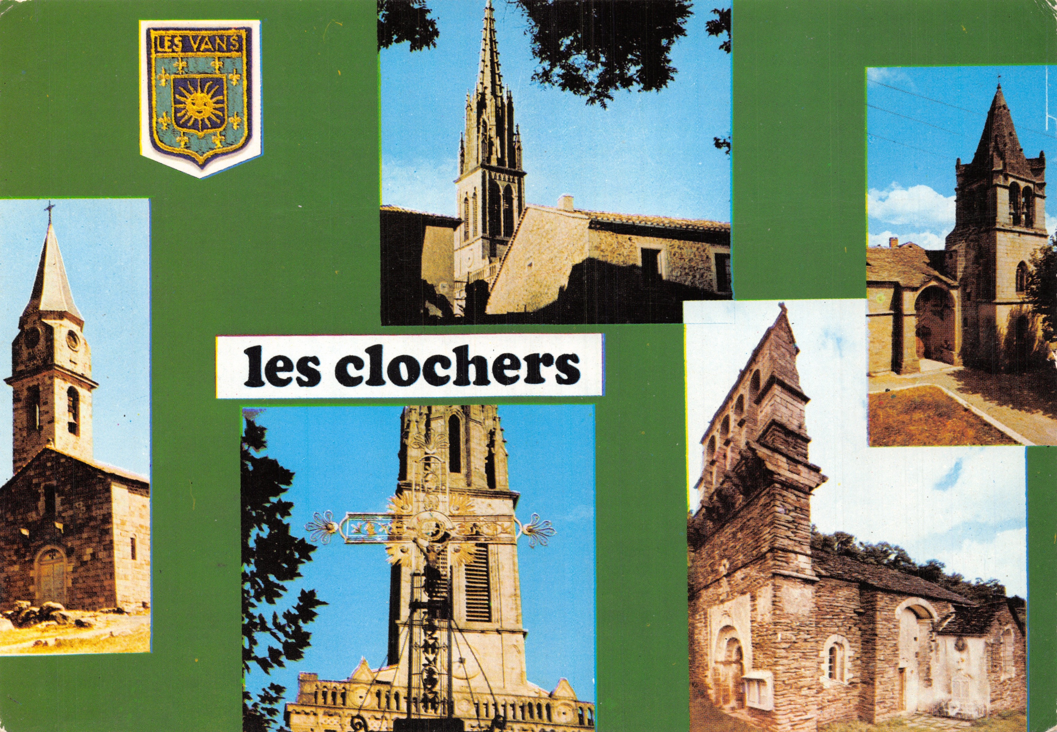 Les Vans — las torres — Cliché C. MOLLIER