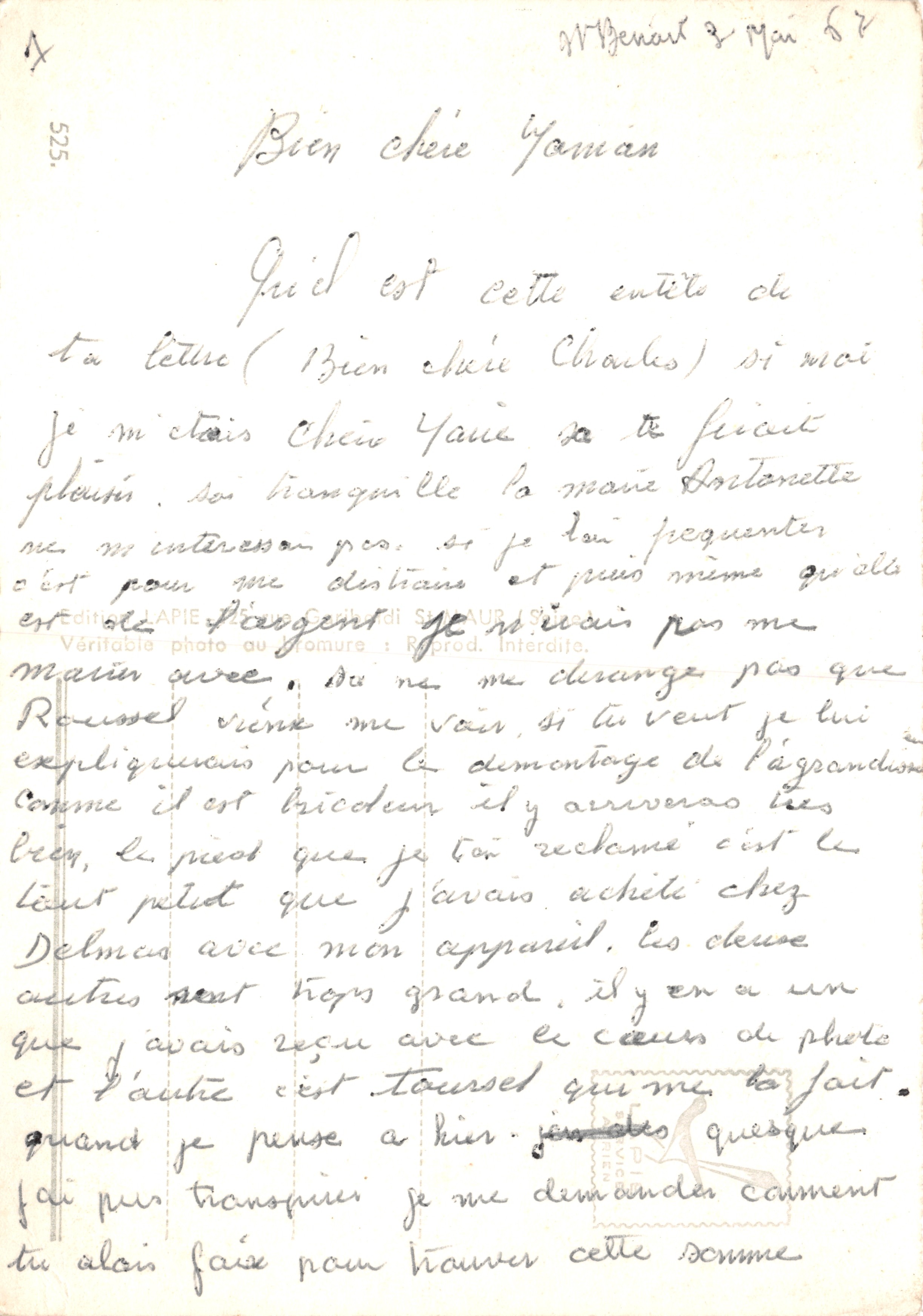 Vue aérienne de Bourg-en-Bresse, Divonne-les-Bains, Belley, Nantua, Bellegarde, Oyonnax, Genissiat, Perouges — éditeur LAPIE — Verso