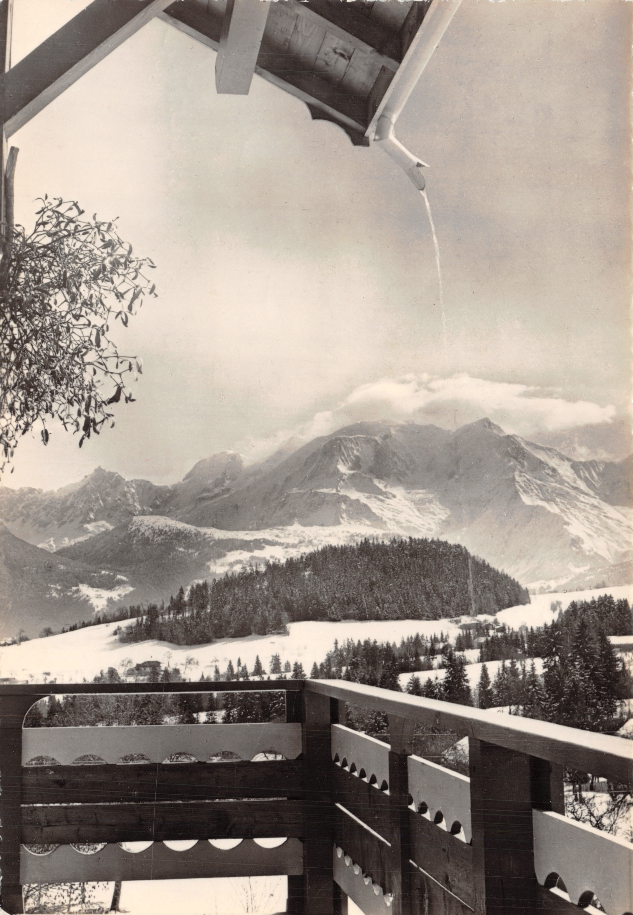 Balcon du Mont-Blanc — vista innevata — Foto Sylvain Knecht, Edizione M. Petitjean, Cordon