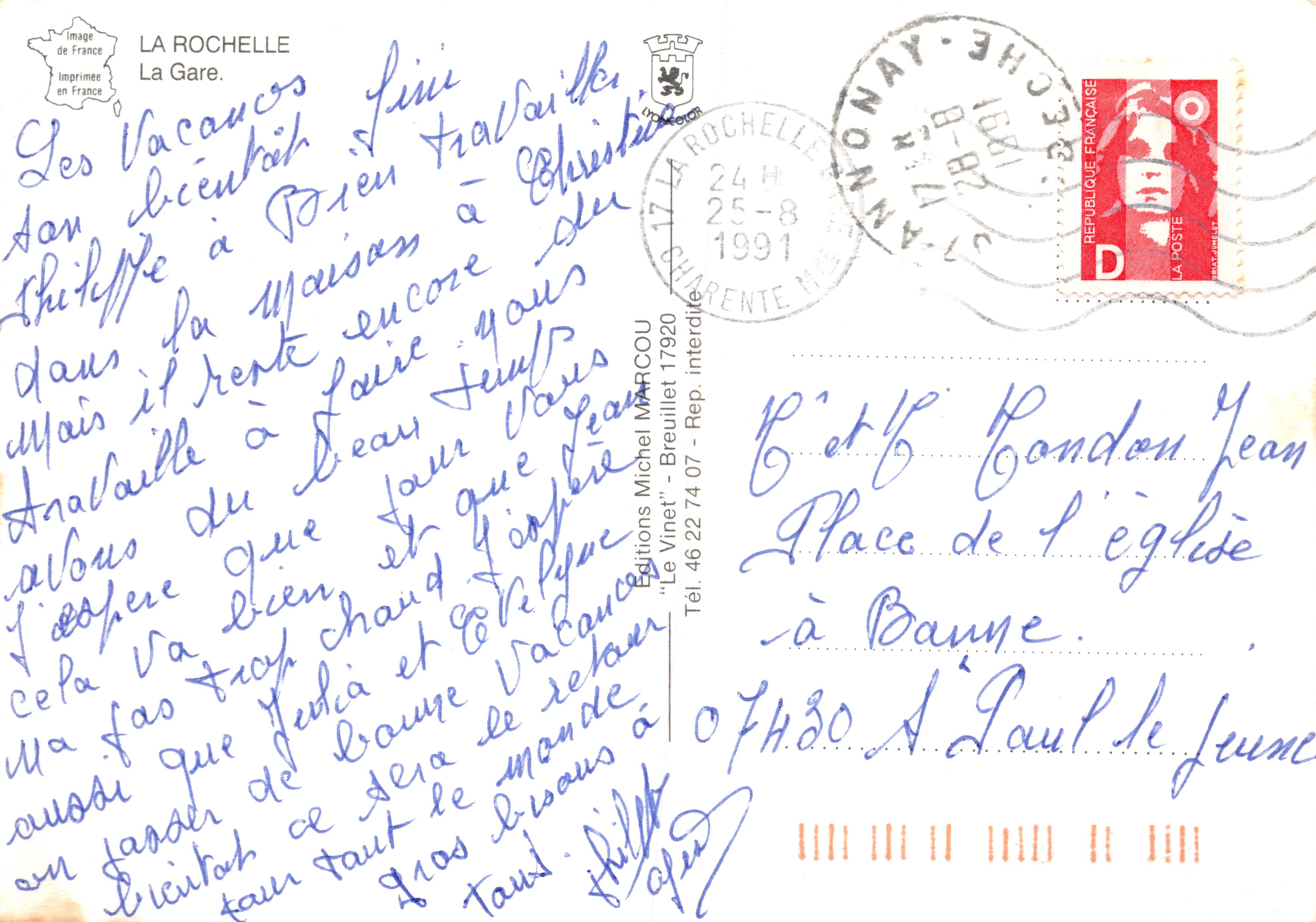 La Gare — Gare de La Rochelle — Éditions Le Vinet — Reverso