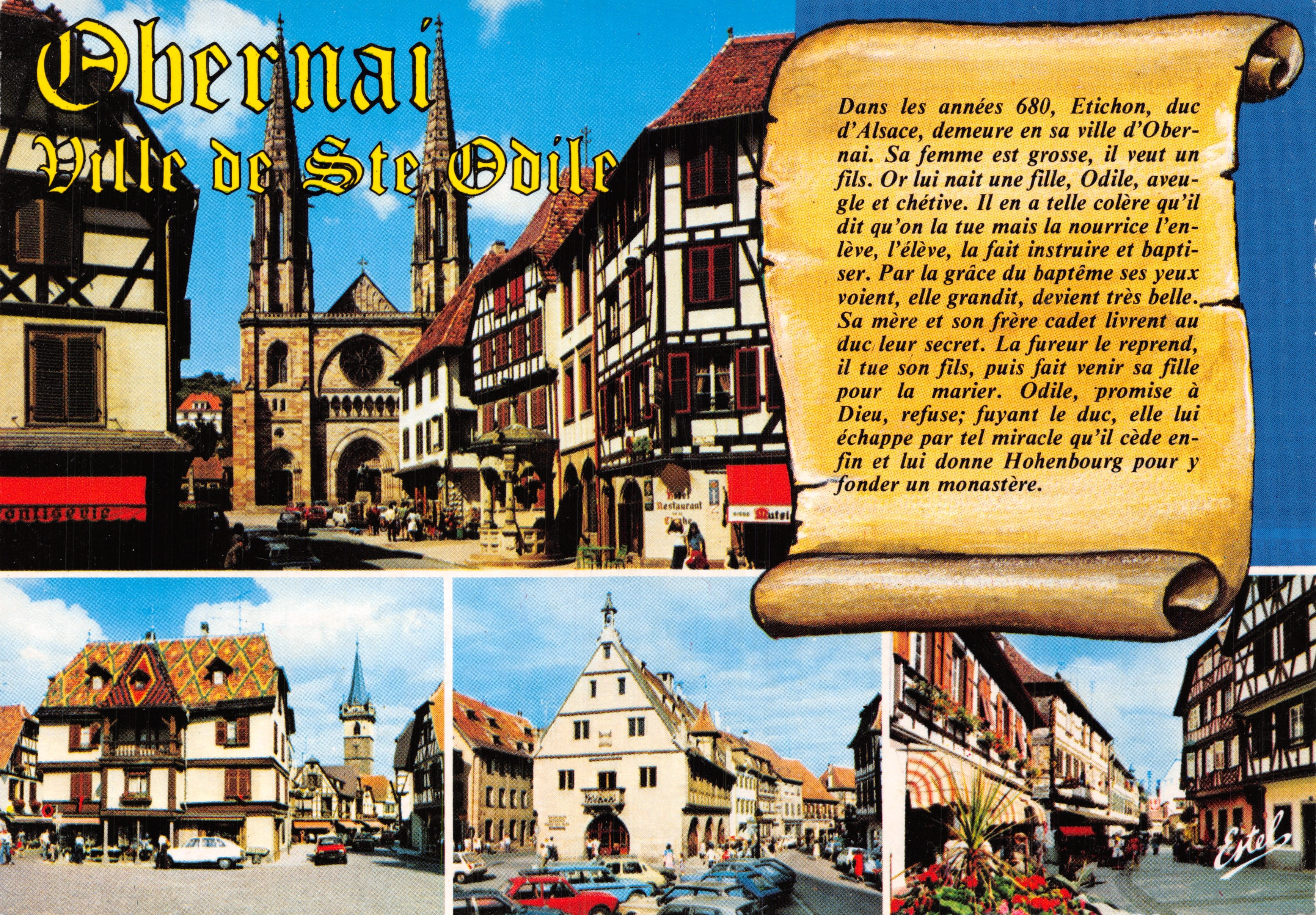 Obernai — Ville de Ste Odile — Éditeur ESTEL