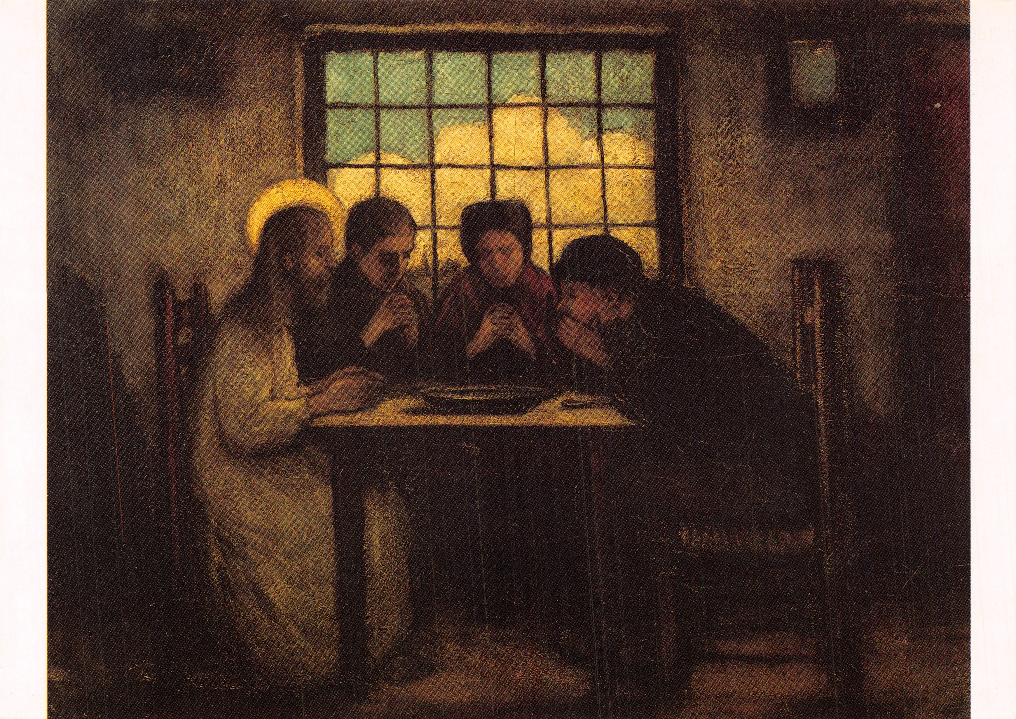 Le symbole de la Campine — scène de la Dernière Cène — SMITS Jakob (1855-1928) n° 3800