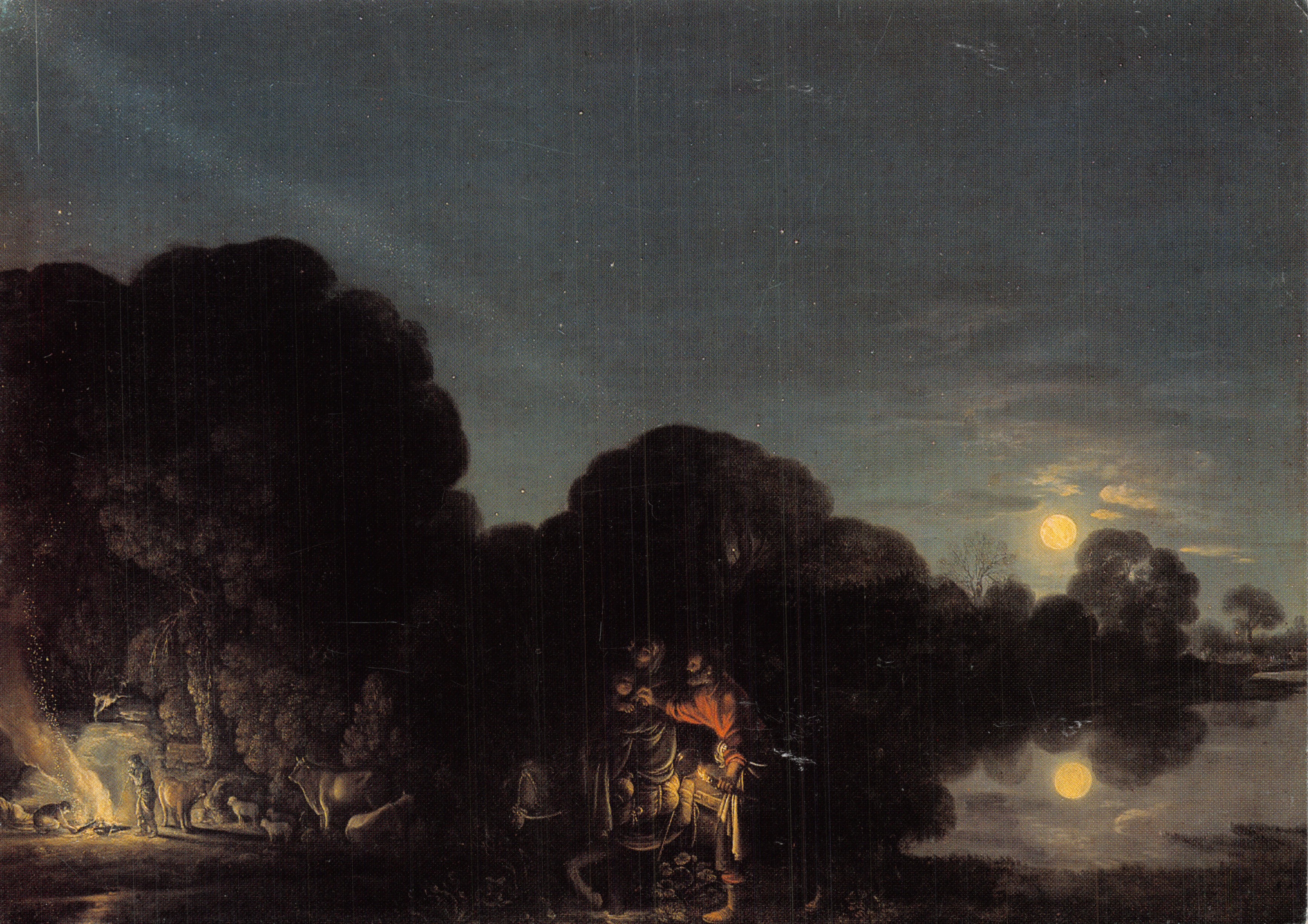 Adam Elsheimer — La Fuga in Egitto — Rame, 31 x 41 cm, editore Hirmer Verlag, n. 2216