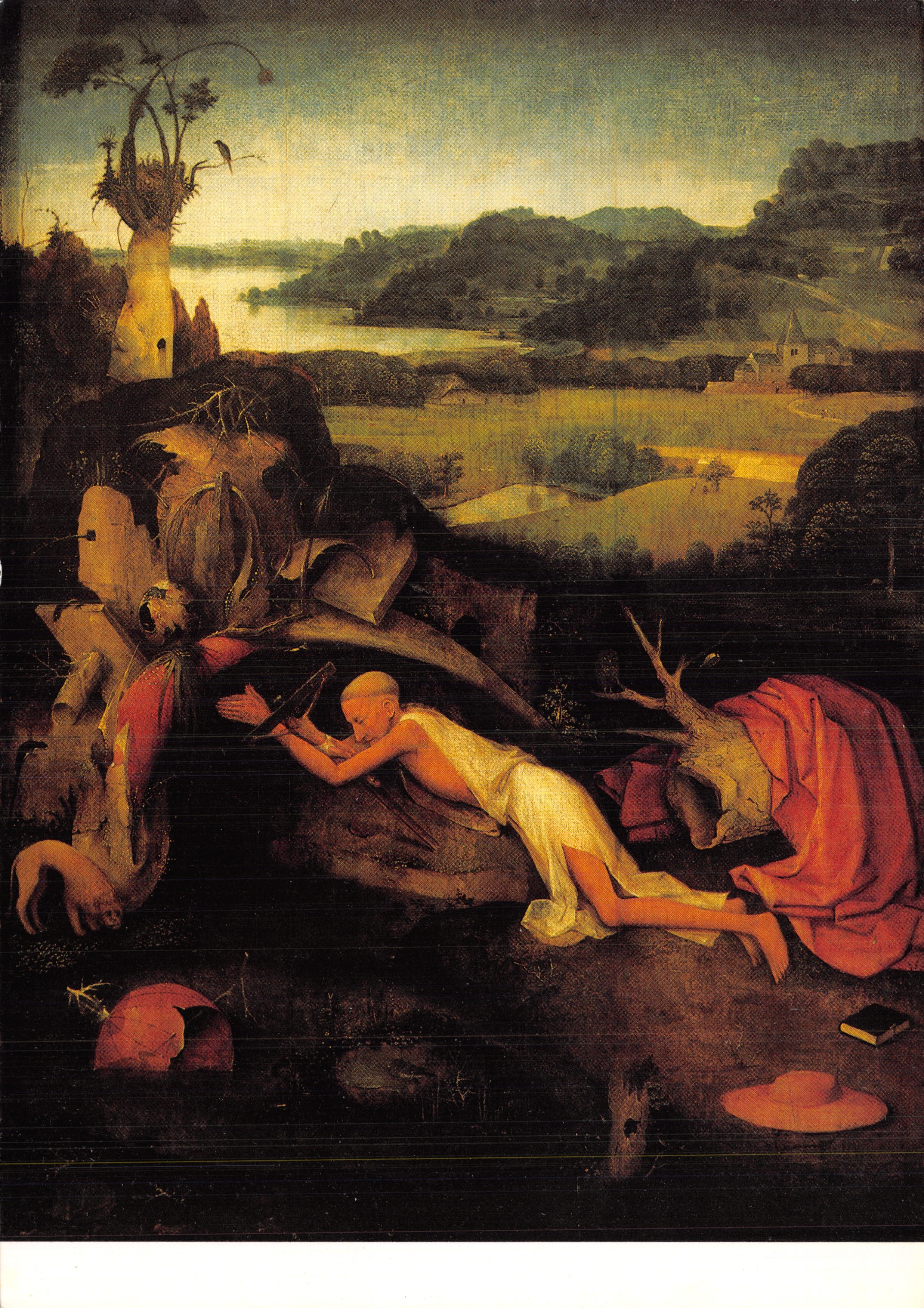 Saint Jérôme — peinture de Hieronymus Bosch — éditeur M.S.K. & Galerie Sisley (J. Toussaint), Bruxelles-Paris, n° 1113