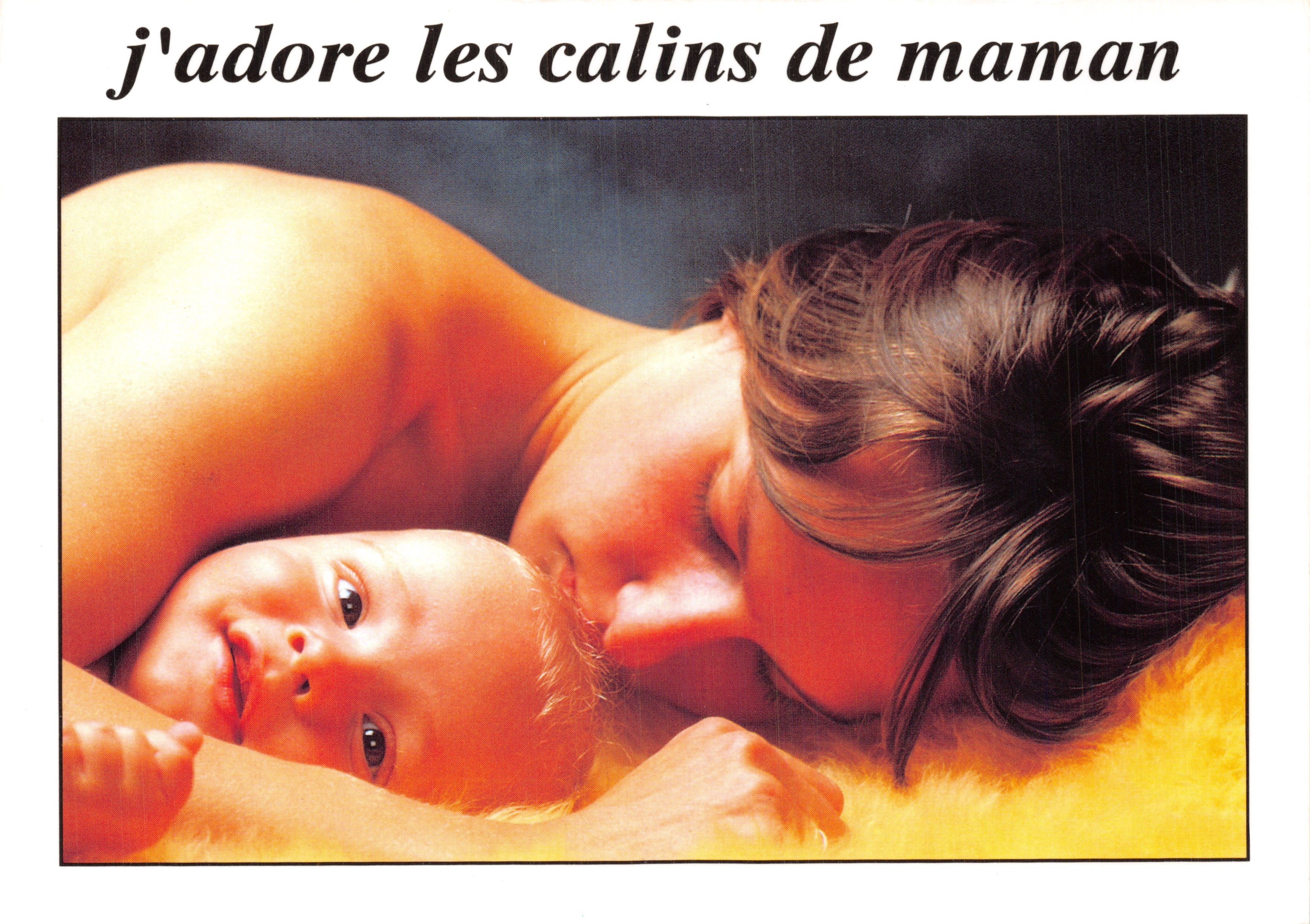 Maman et bébé — scène affectueuse — AS de Cœur, Collection AS de Cœur, Série Bébé