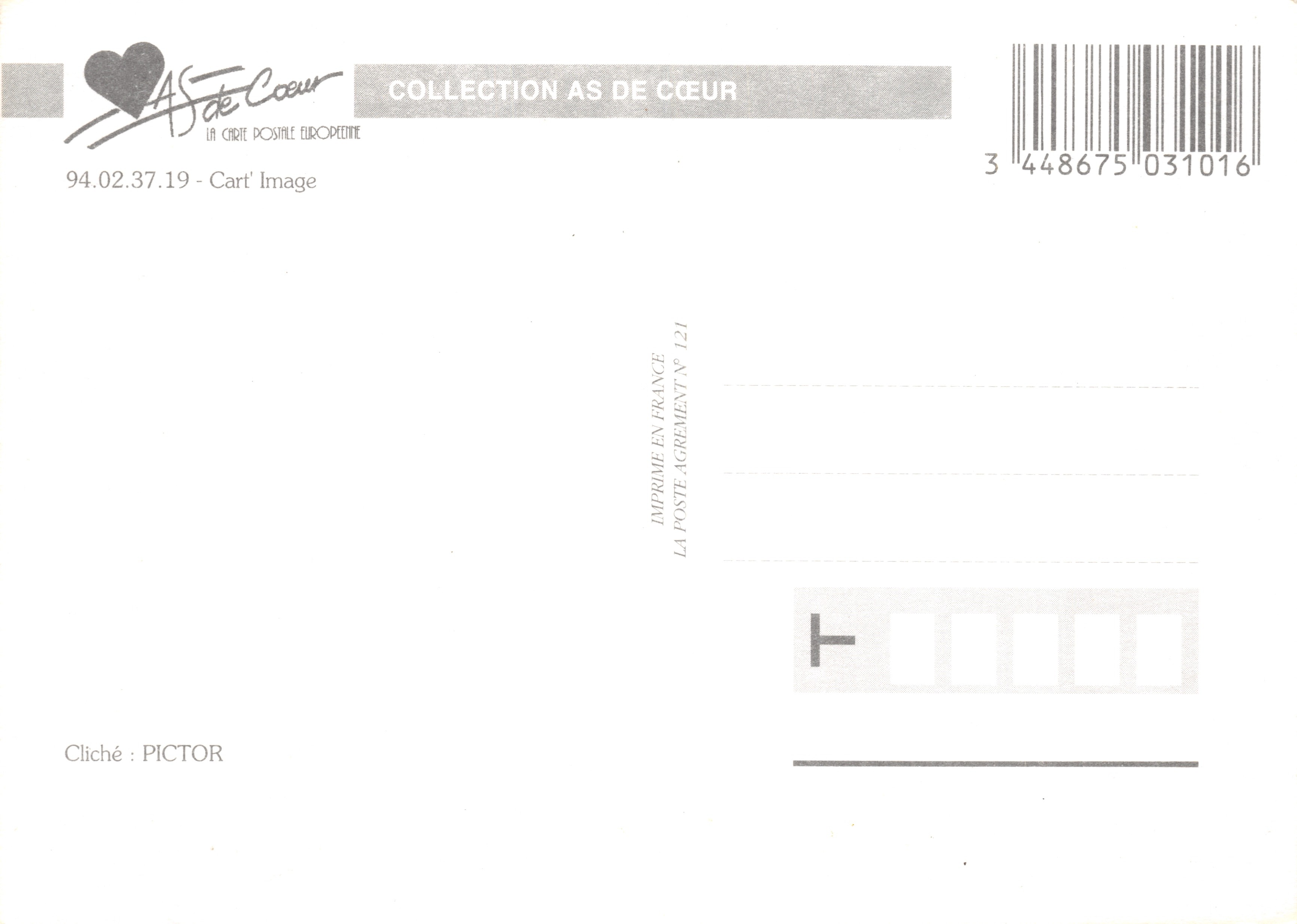 Due gemelle — ritratto in studio — AS de Cœur, Collezione AS de Cœur, N° 121 — Verso