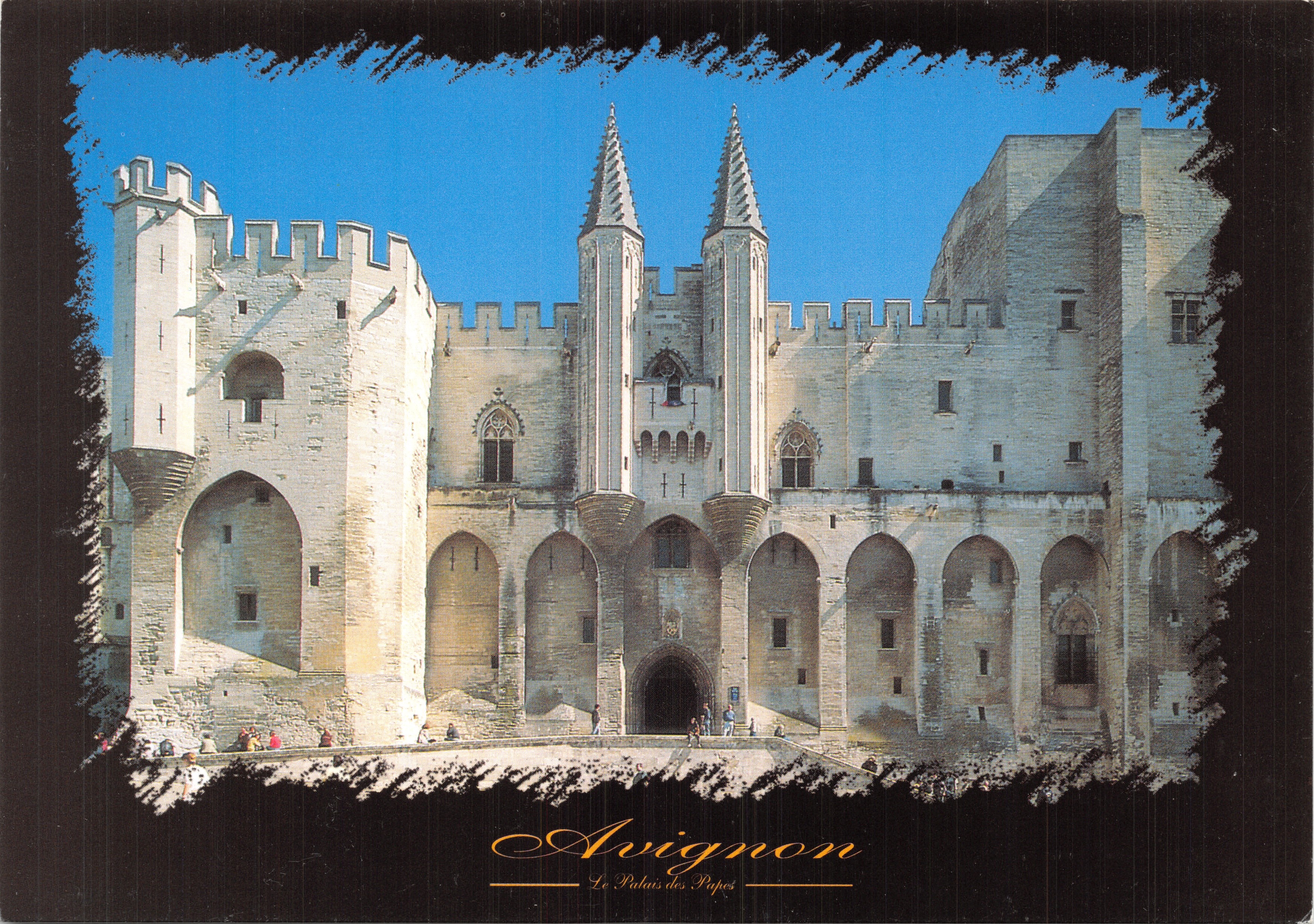 Avignon — Het Palais des Papes — Uitgever AS de Coeur