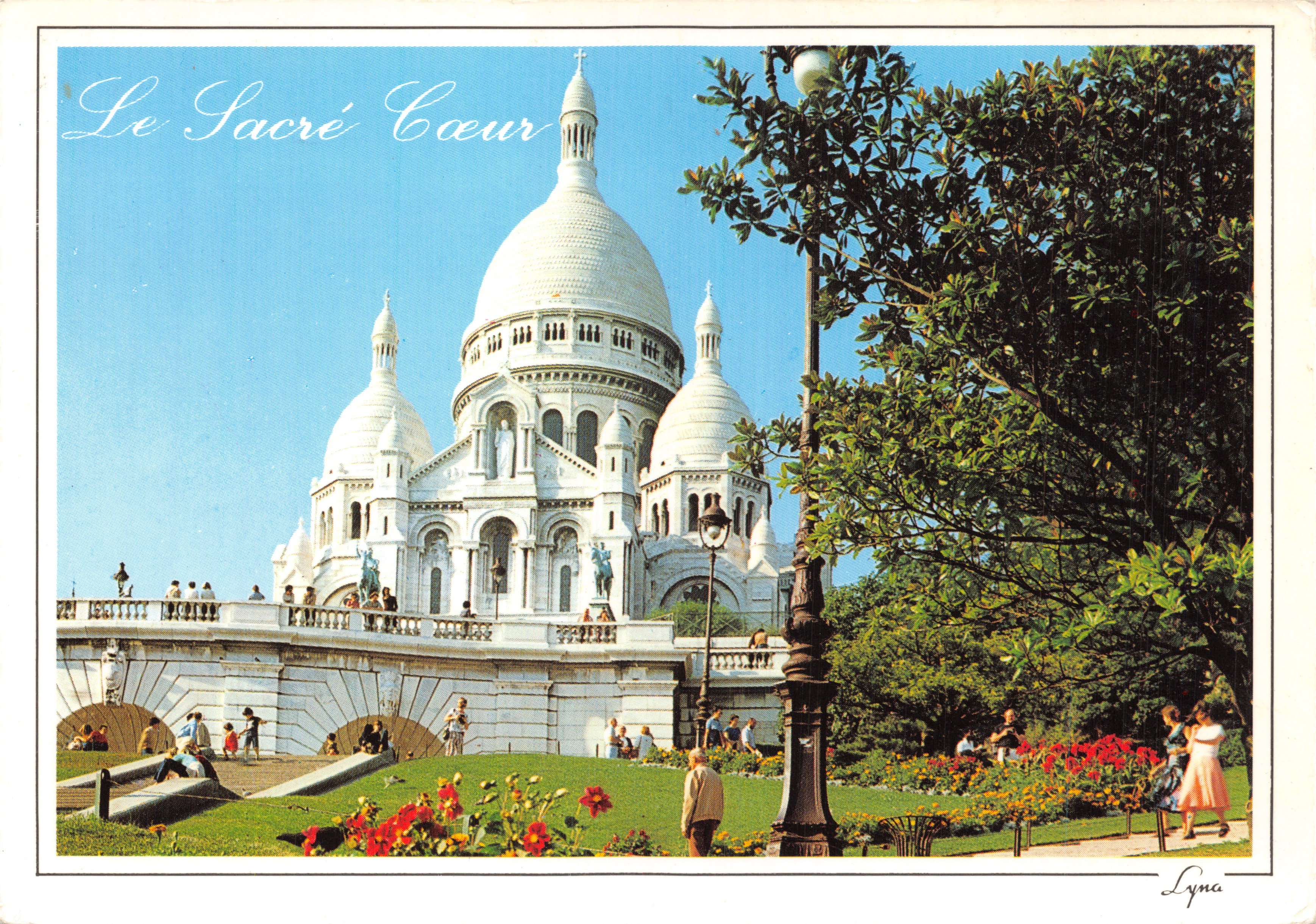 Het Heilige Hart — Basiliek van Montmartre — uitgever Lyna