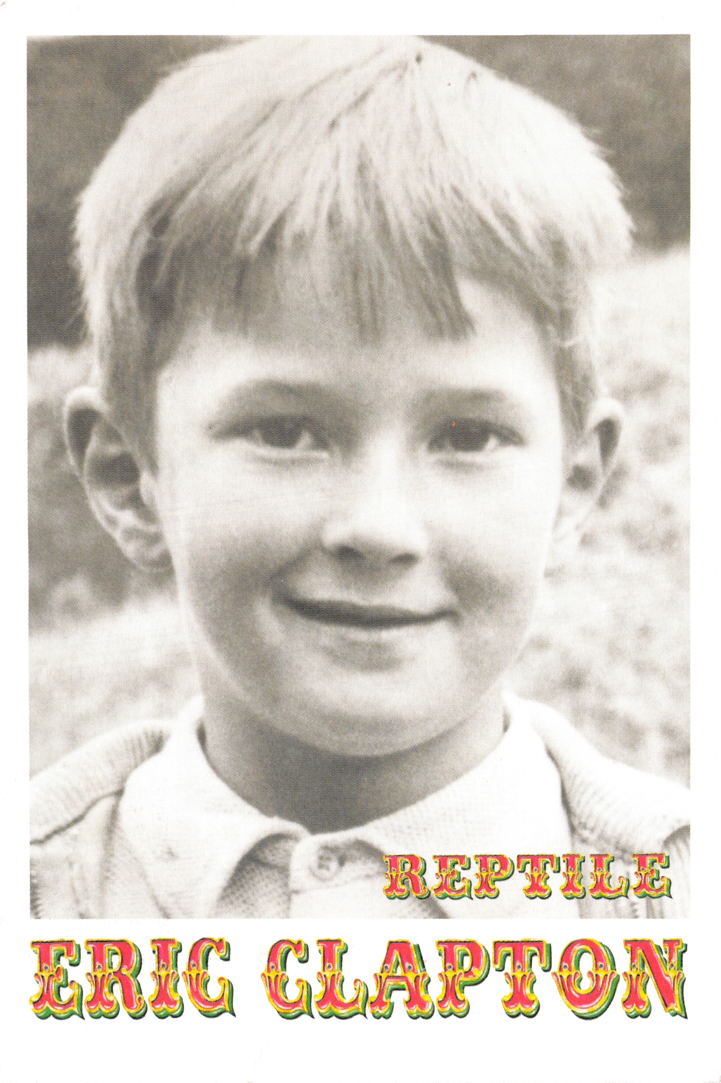 Eric Clapton — portrait d'enfant — éditeur Warner Music France