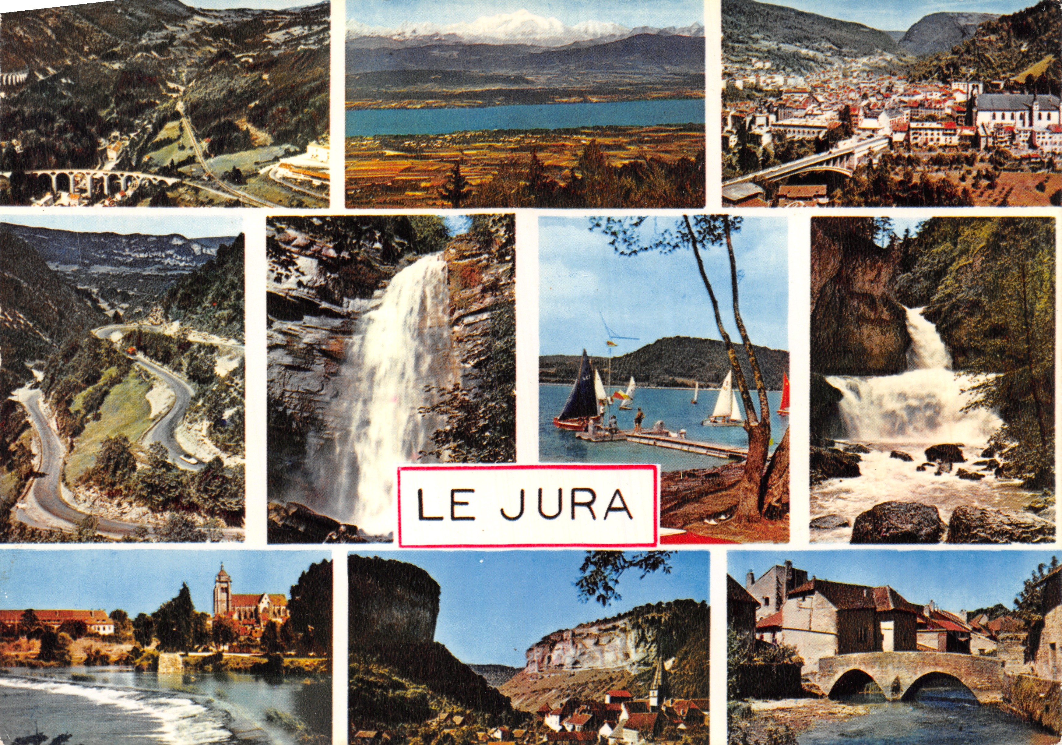 Le Jura — panorama, cascades, lac, ponts et villages — Éditions AS