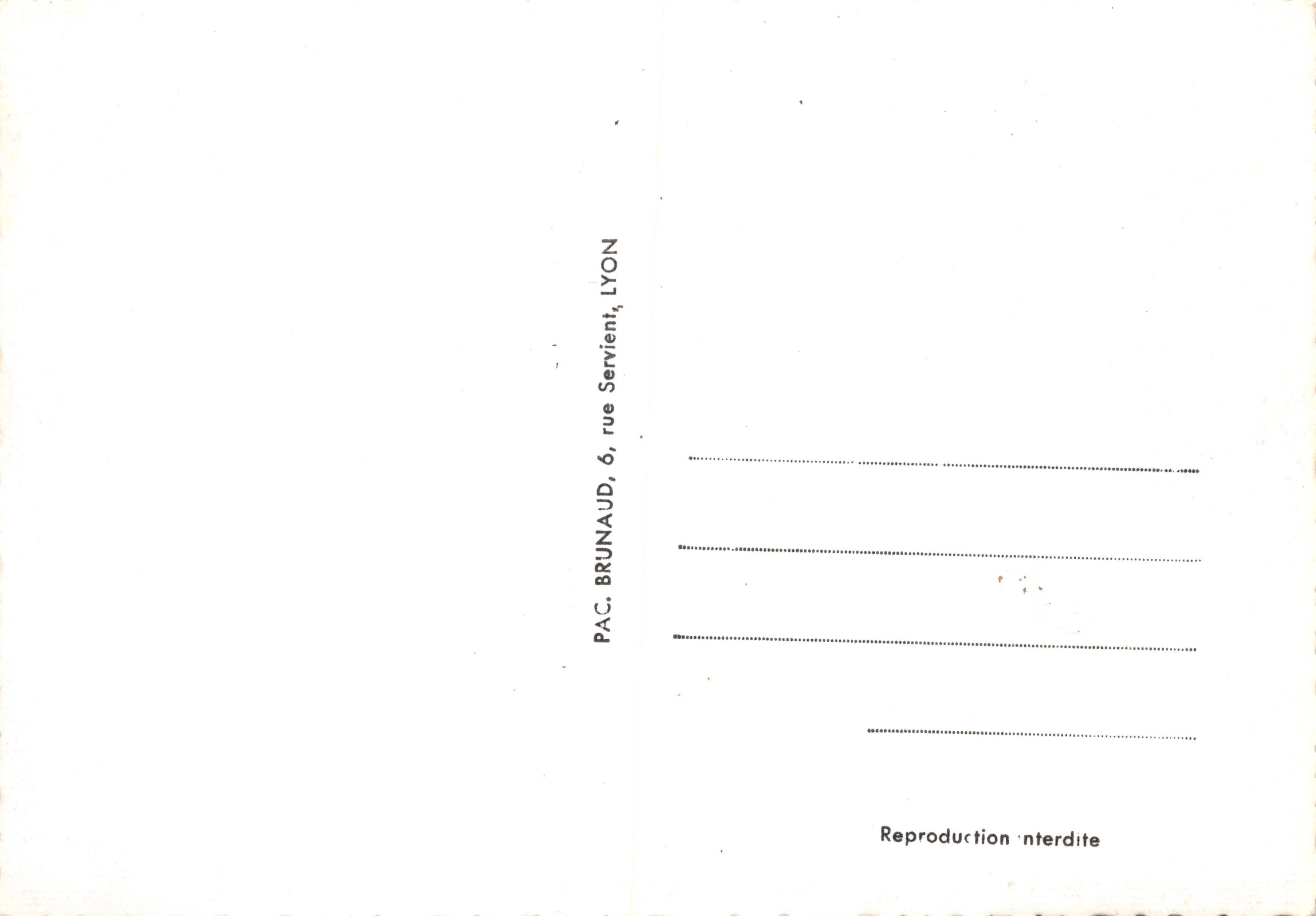 SIXT. Le Fer à Cheval et les sources du Giffre — éditeur PAC, n° 11 — Verso