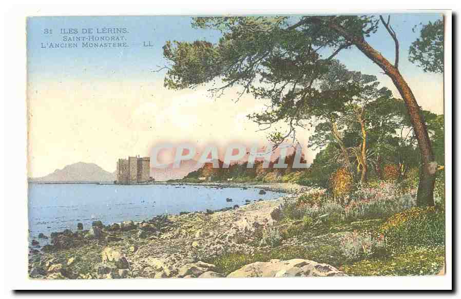 ile de Lerins CPA saint honorat L'ancien monastere