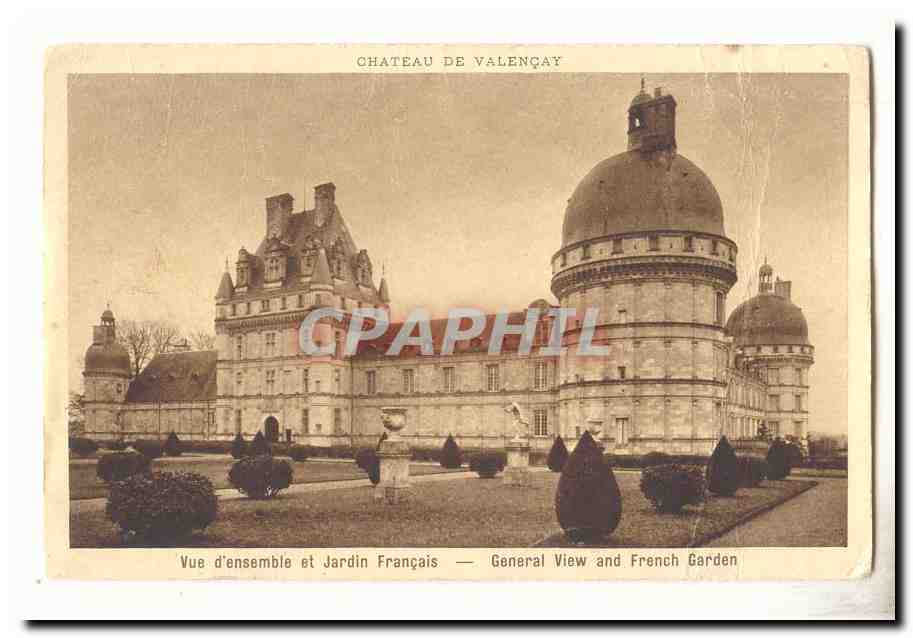Château de Valençay — Vue d'ensemble et Jardin Français