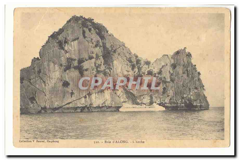 CPA Baie d'Along l'arche Indochine Vietnam