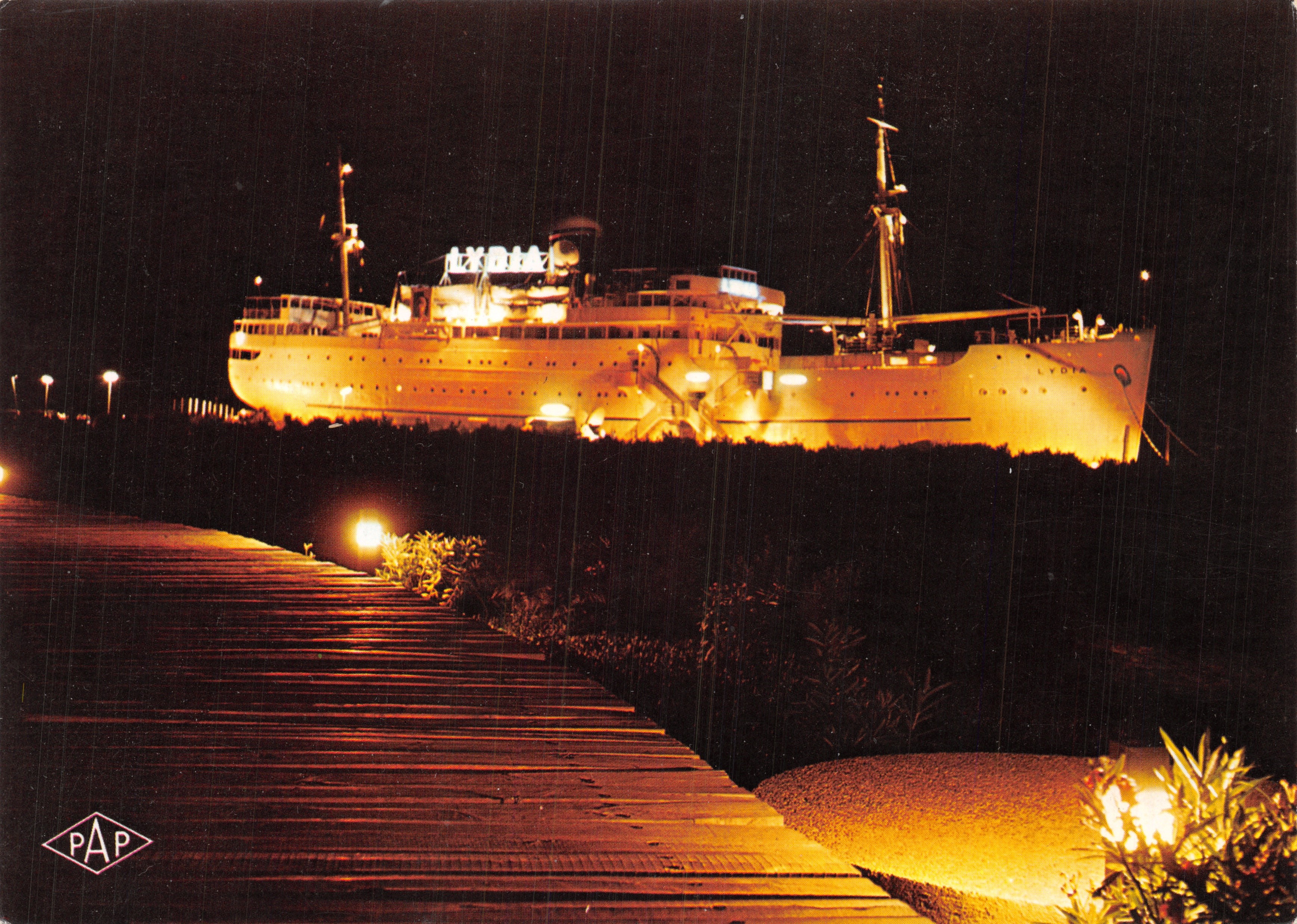 Le Lydia — premier paquebot des Sables — Éditions S. Audumares, Perpignan