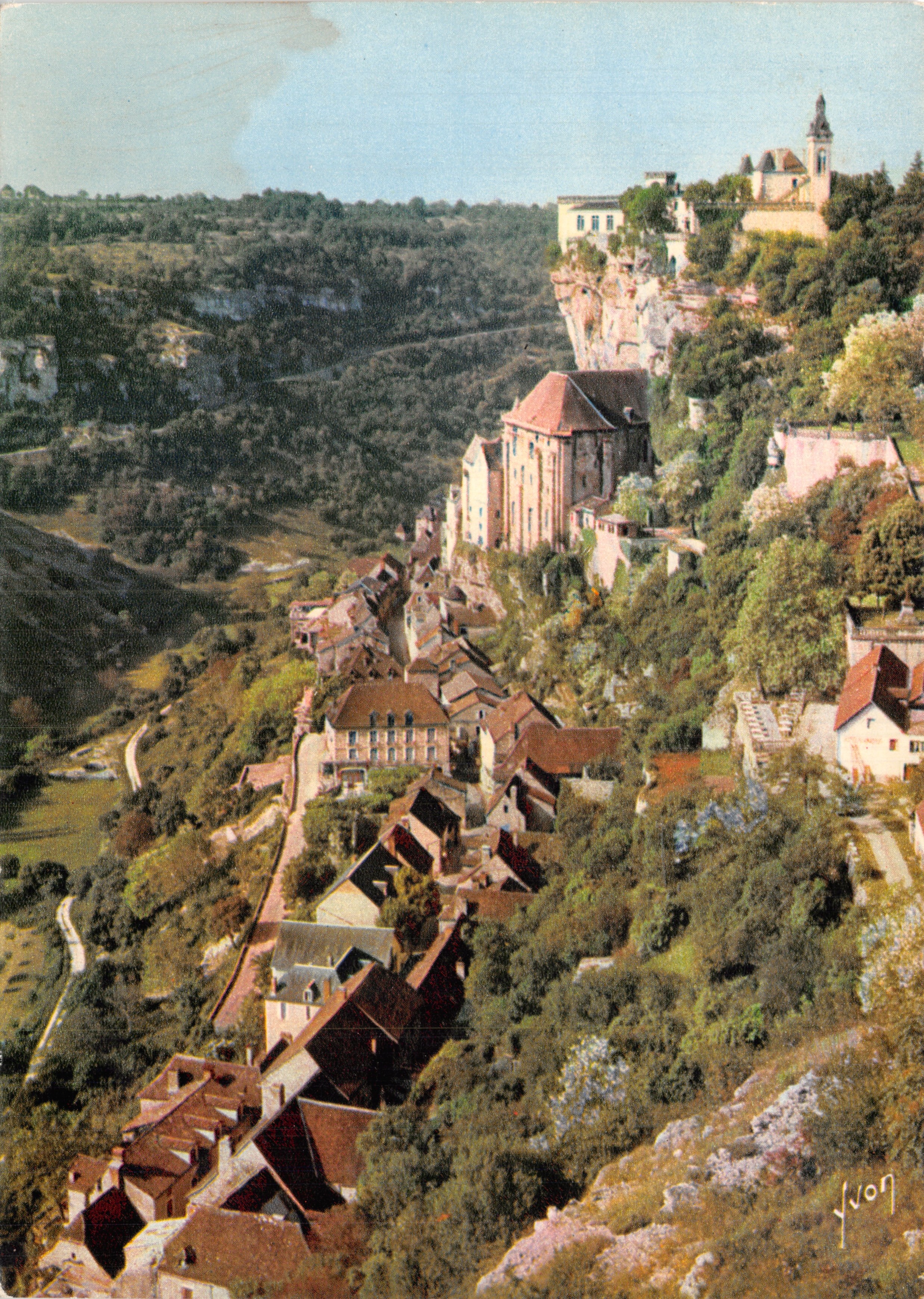 Rocamadour — Vue générale — Éditions d'art Yvon (Arcueil, Seine) n° 4771