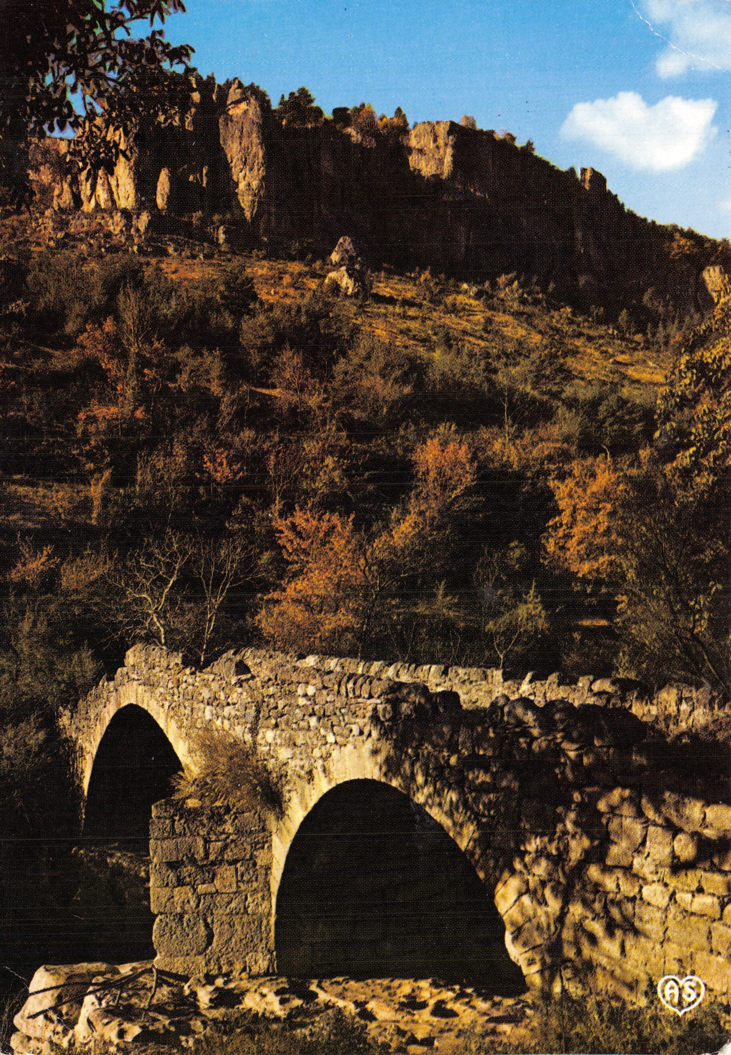 Il vecchio ponte di Capelan — dominato dalla scogliera — editore AS