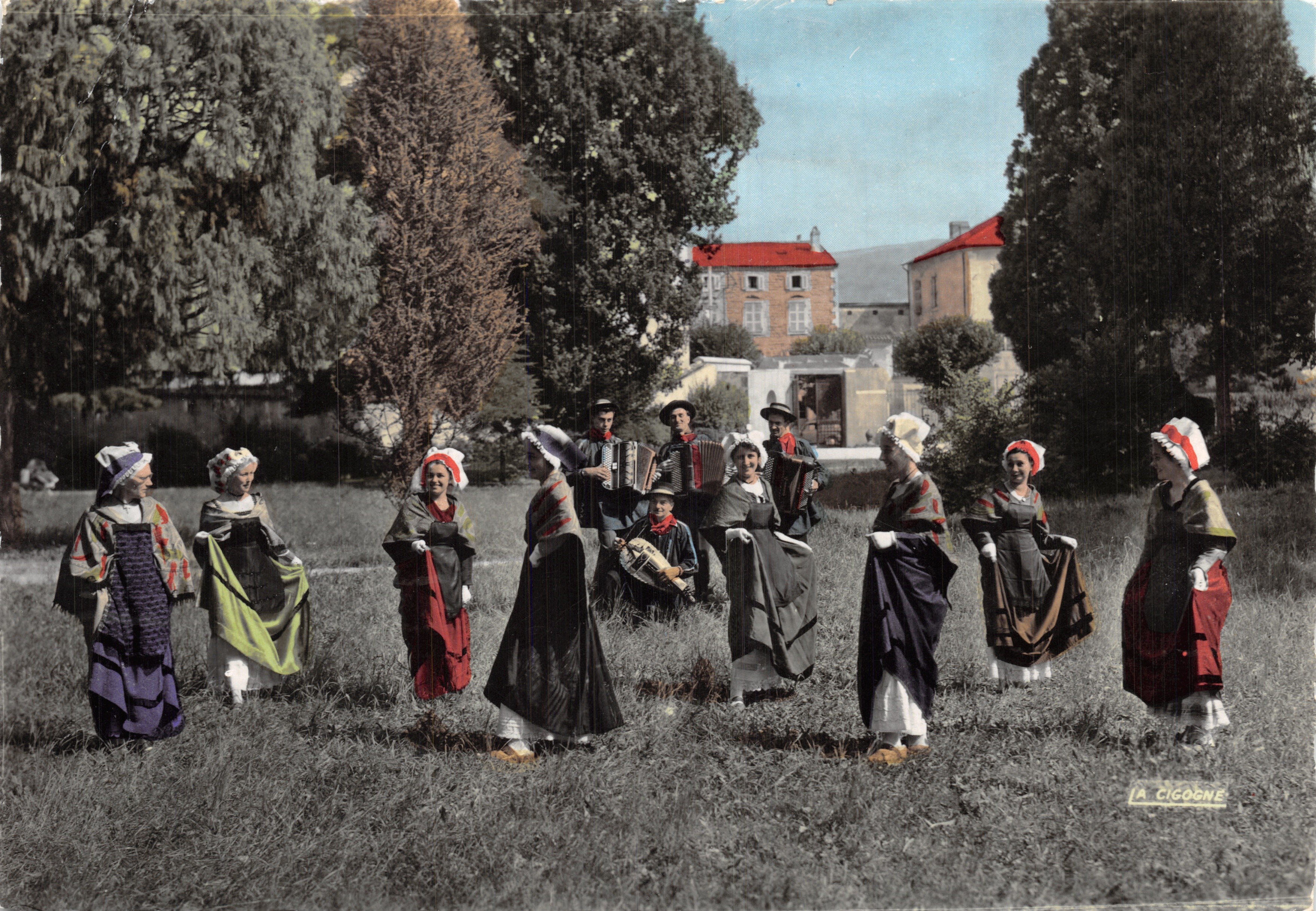 Bourrée des Dames — Escena de baile folklórico — Éditions La Cigogne