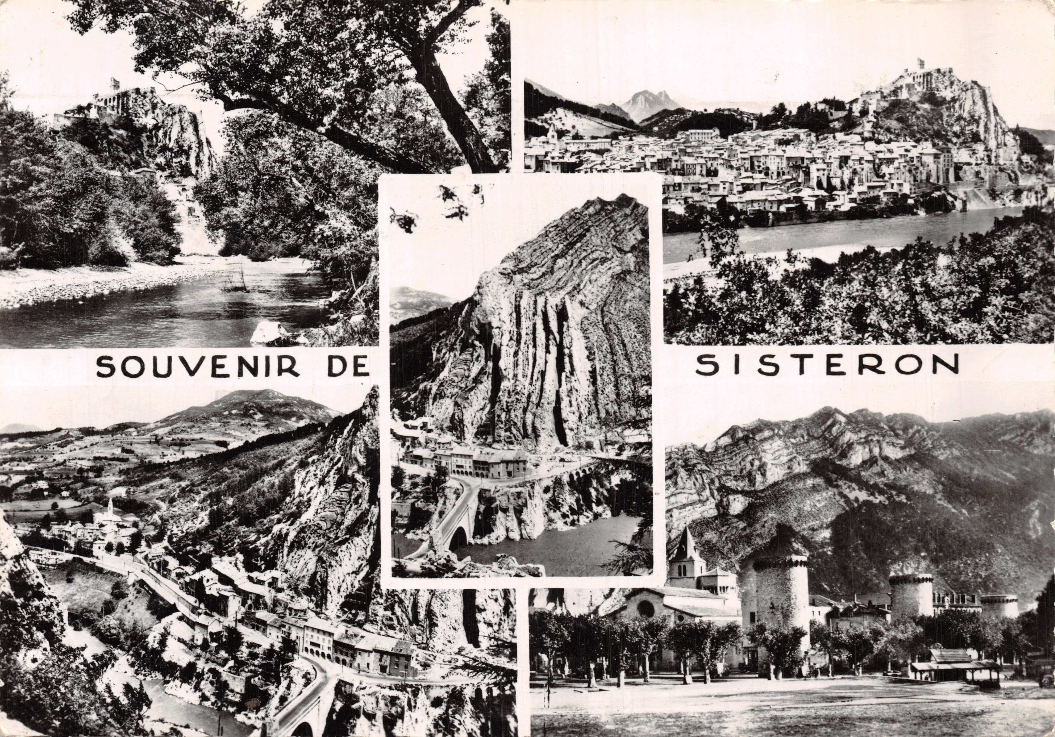 Sisteron — vista panoramica e paesaggi — Ricordo di Sisteron, editore Les Éditions « MAR »