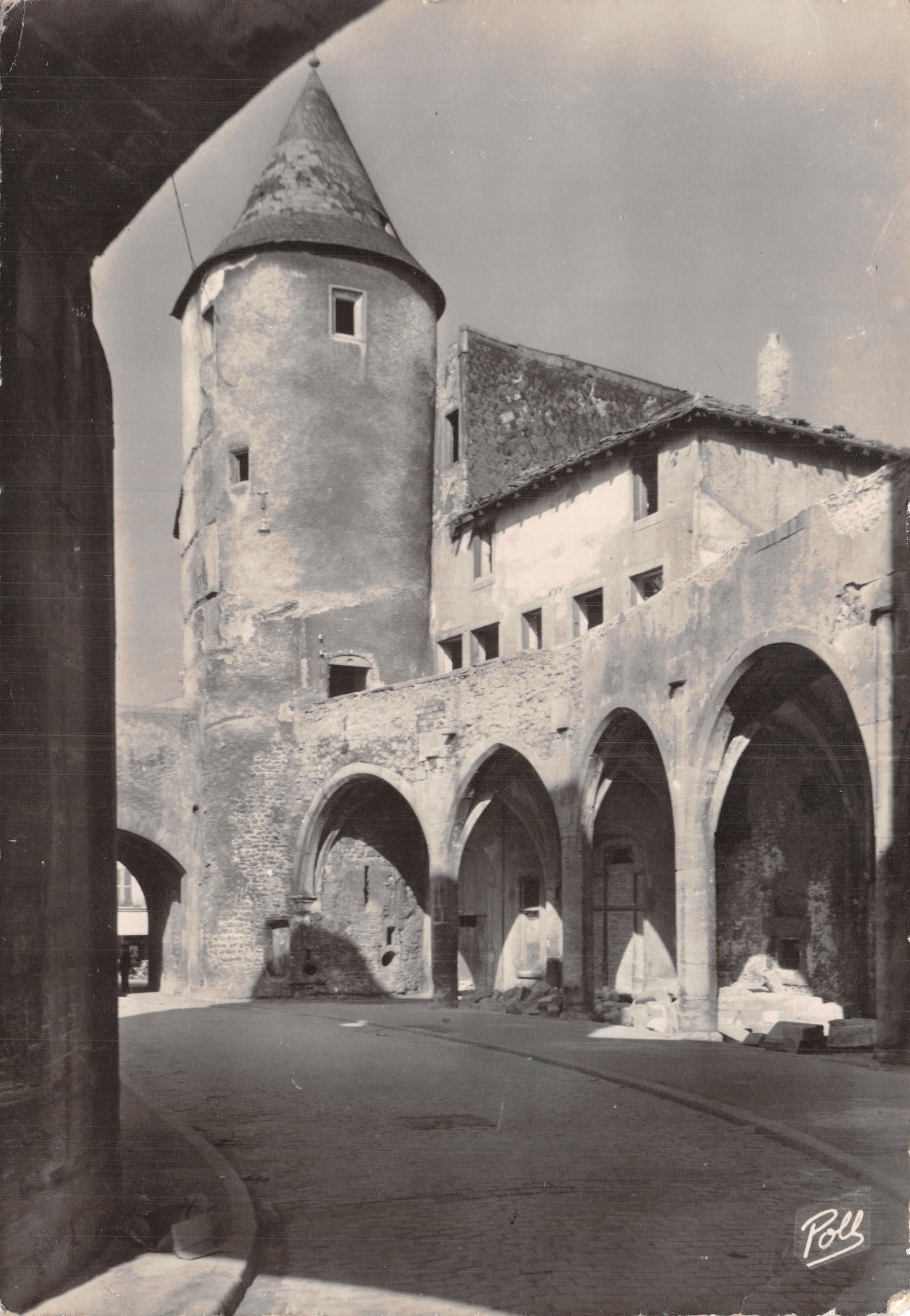 Metz - La Puerta de los Alemanes y su Cloître — monumento medieval, editor Pierron & Cie, n.º 11