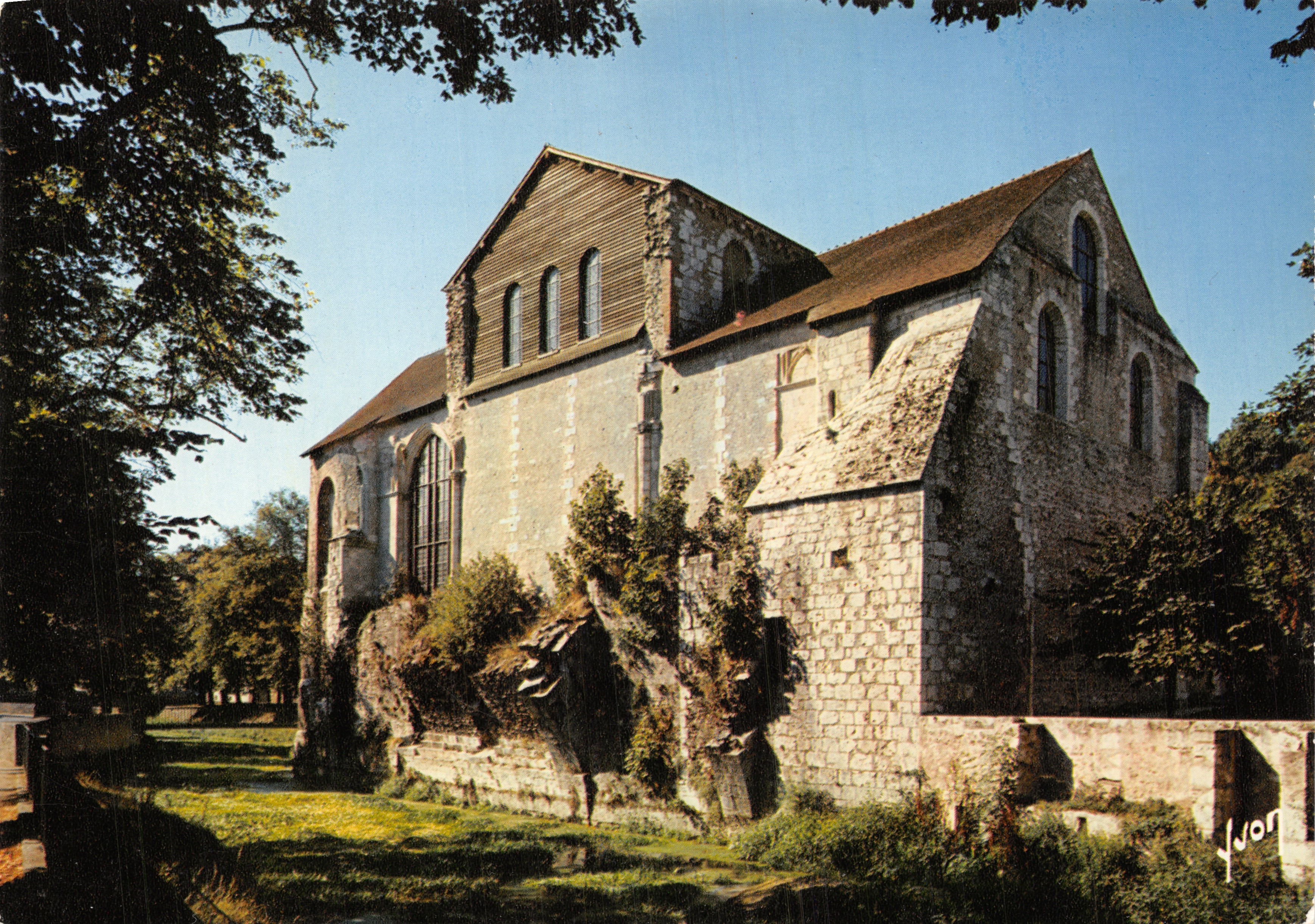 Église Saint-André — ruines et paysage — Éditions d'art Yvon, n°10/2727