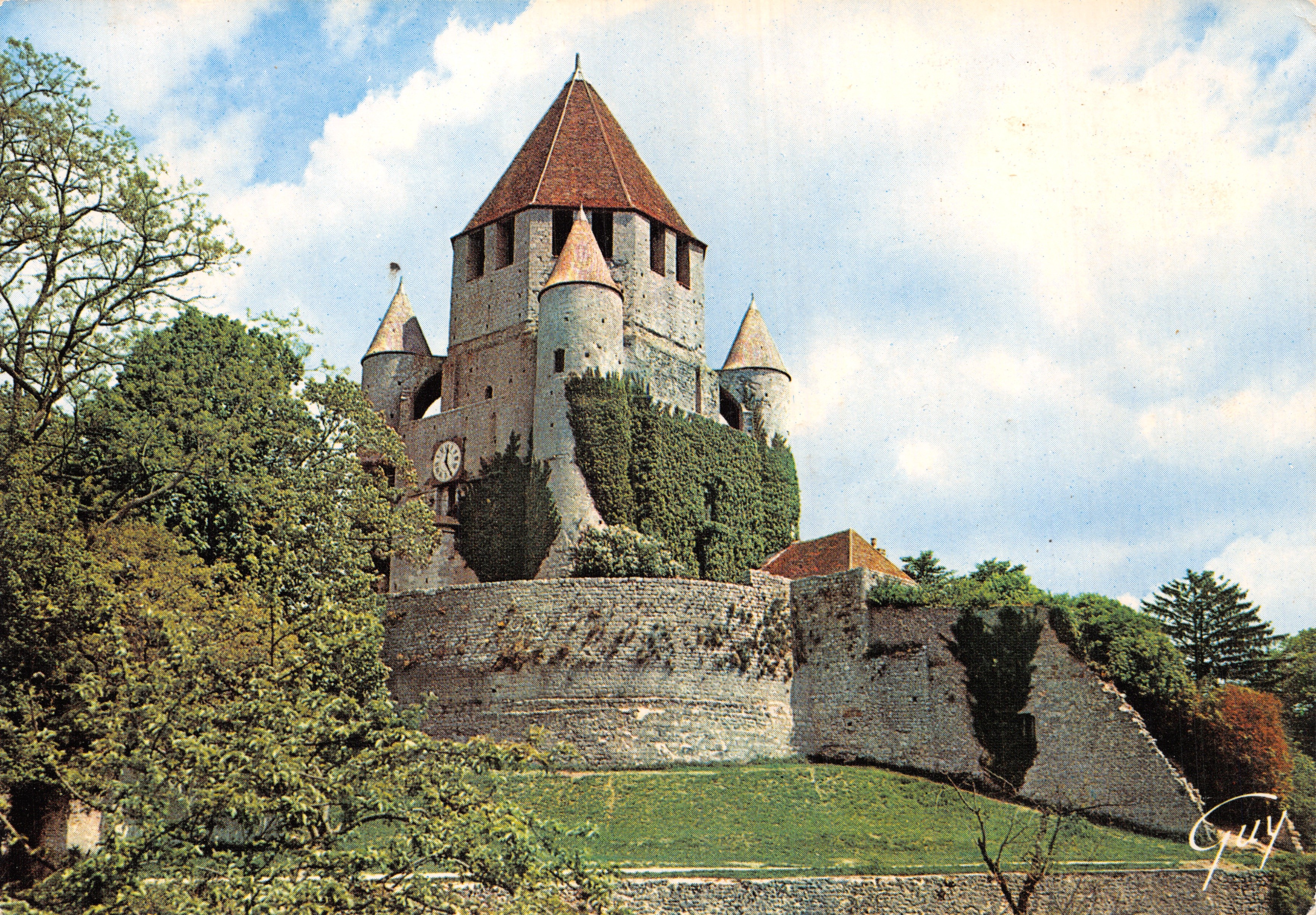 Provins — Tour de César (angle S.-O.) — Éditions Guy