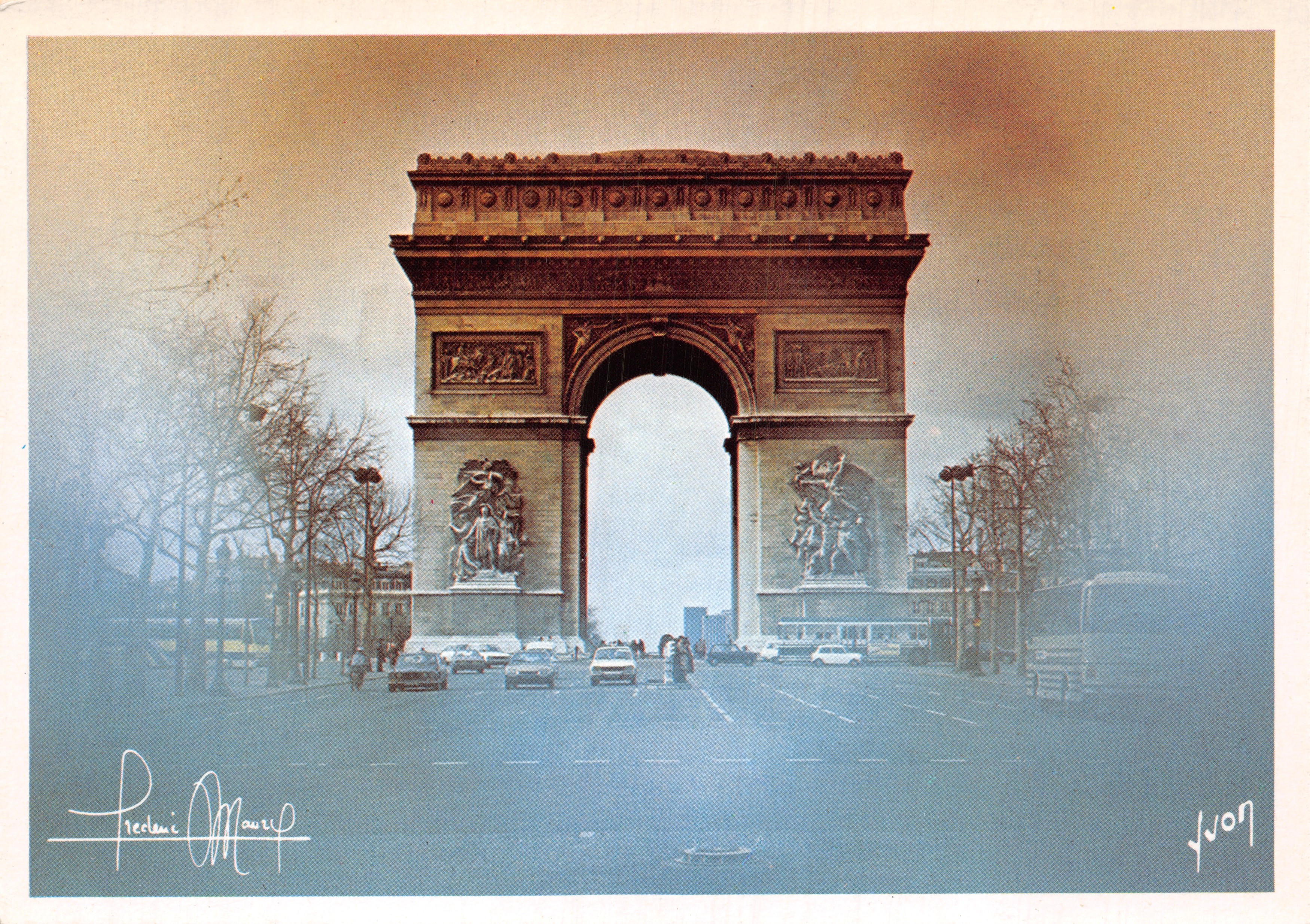 Arc de Triomphe — Parijs — uitgever Yvon