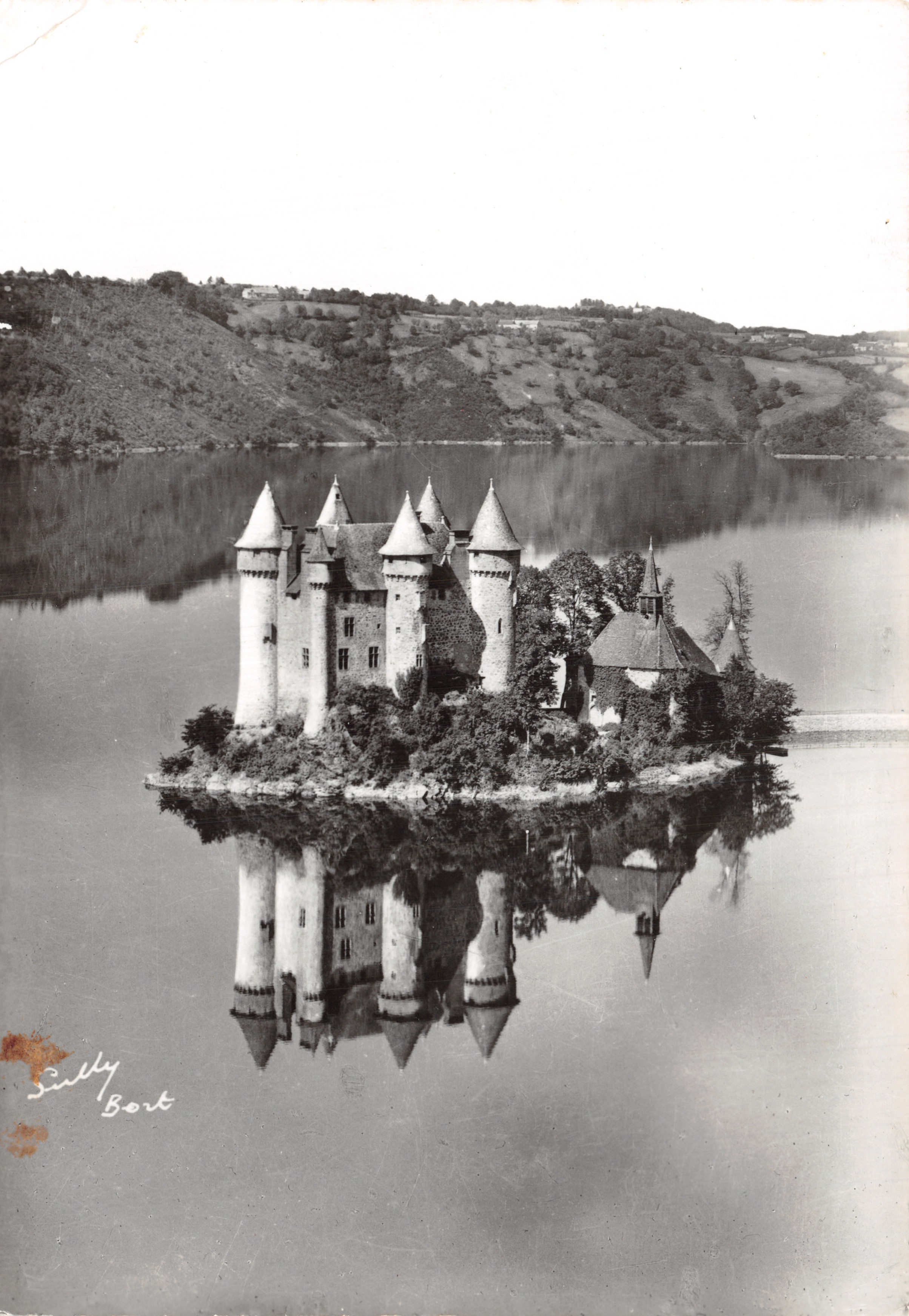 Castillo de Val — isla en el lago — editor Sully Bort, n.º 102