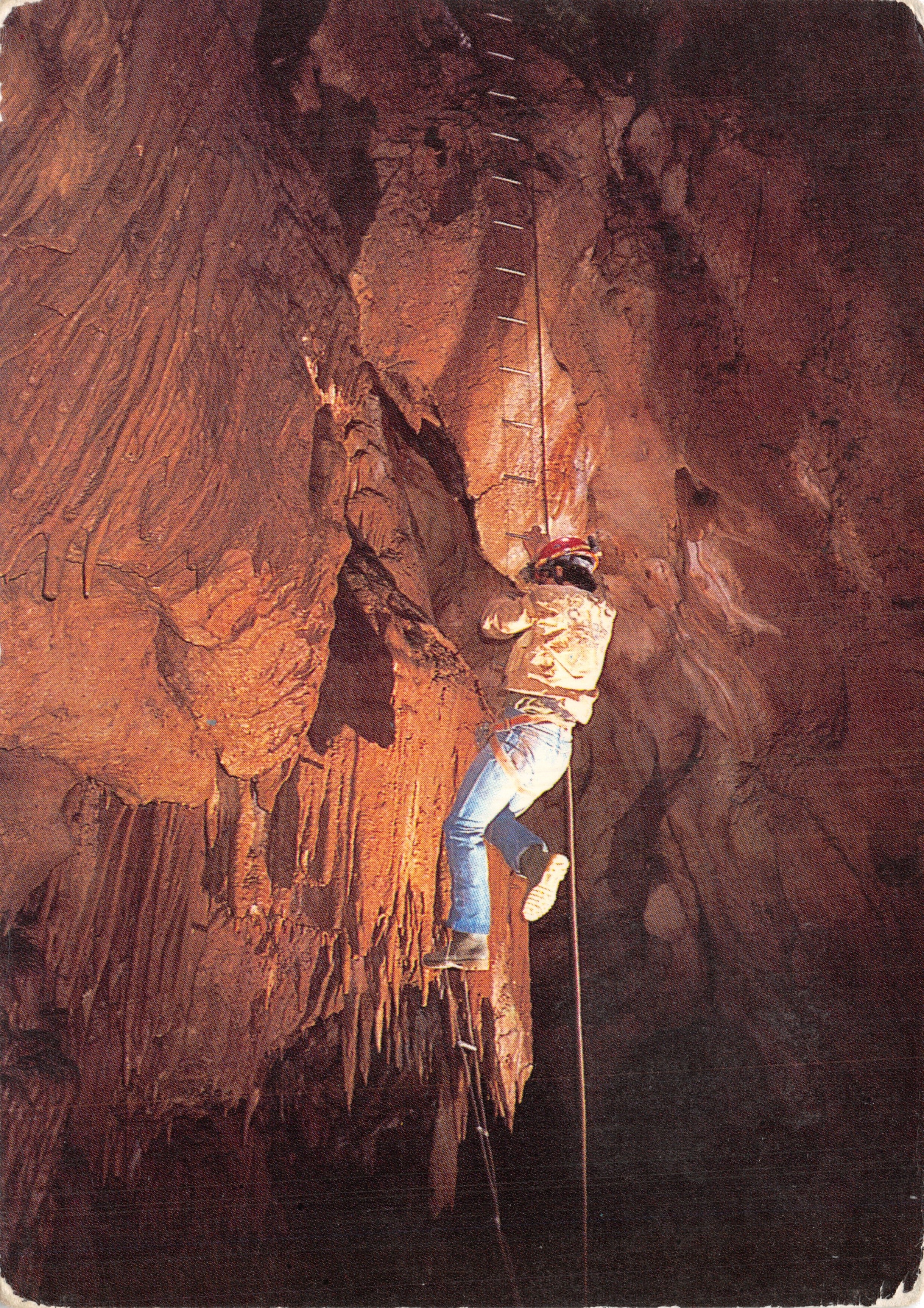 Discesa agli Inferi — scena di speleologia in una grotta — editore Asphodèle, serie CD-19