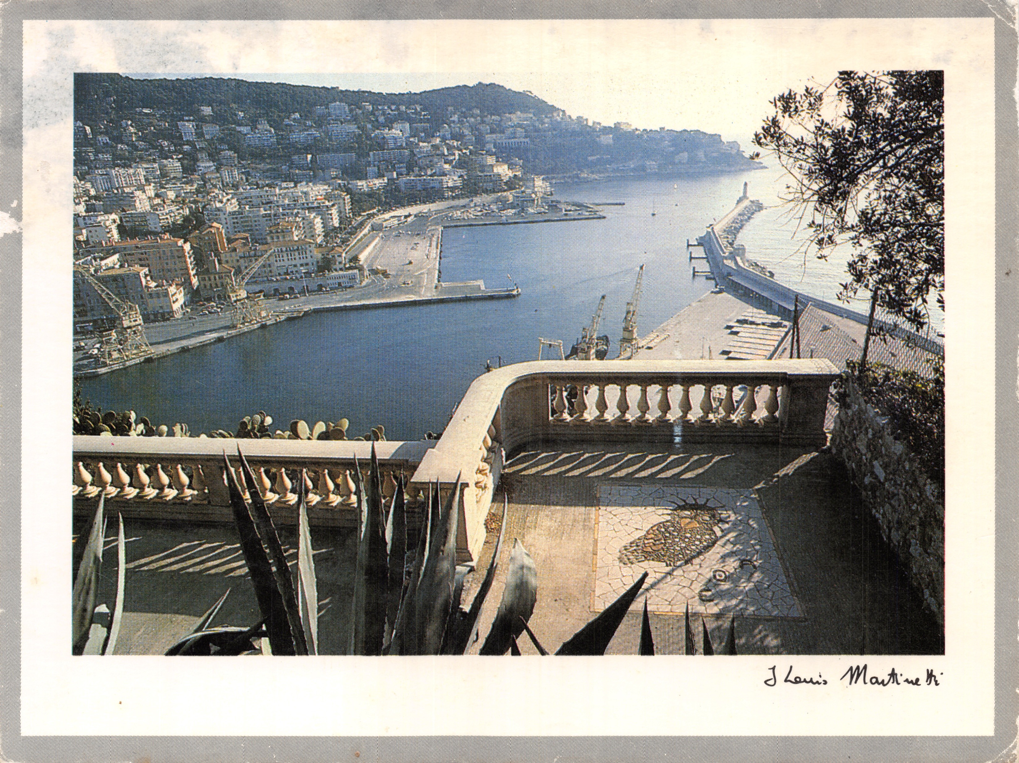 Nice - Le Port vu du Château — Photo : Jean-Louis Martinetti, Réf. 6003
