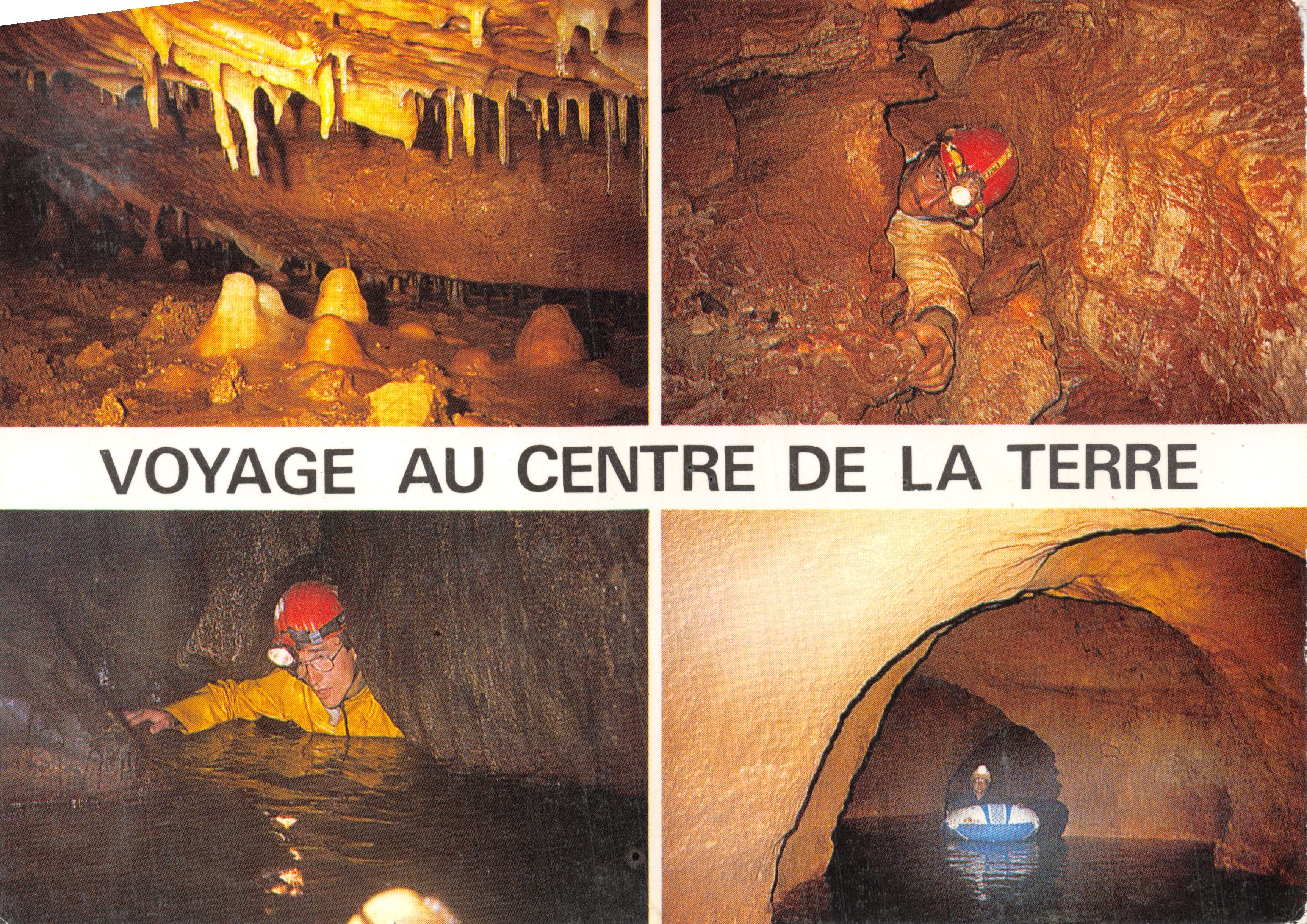 Voyage au centre de la Terre — scènes de cavités souterraines — éditeur asphodèle ÉDITION, n° CD-21
