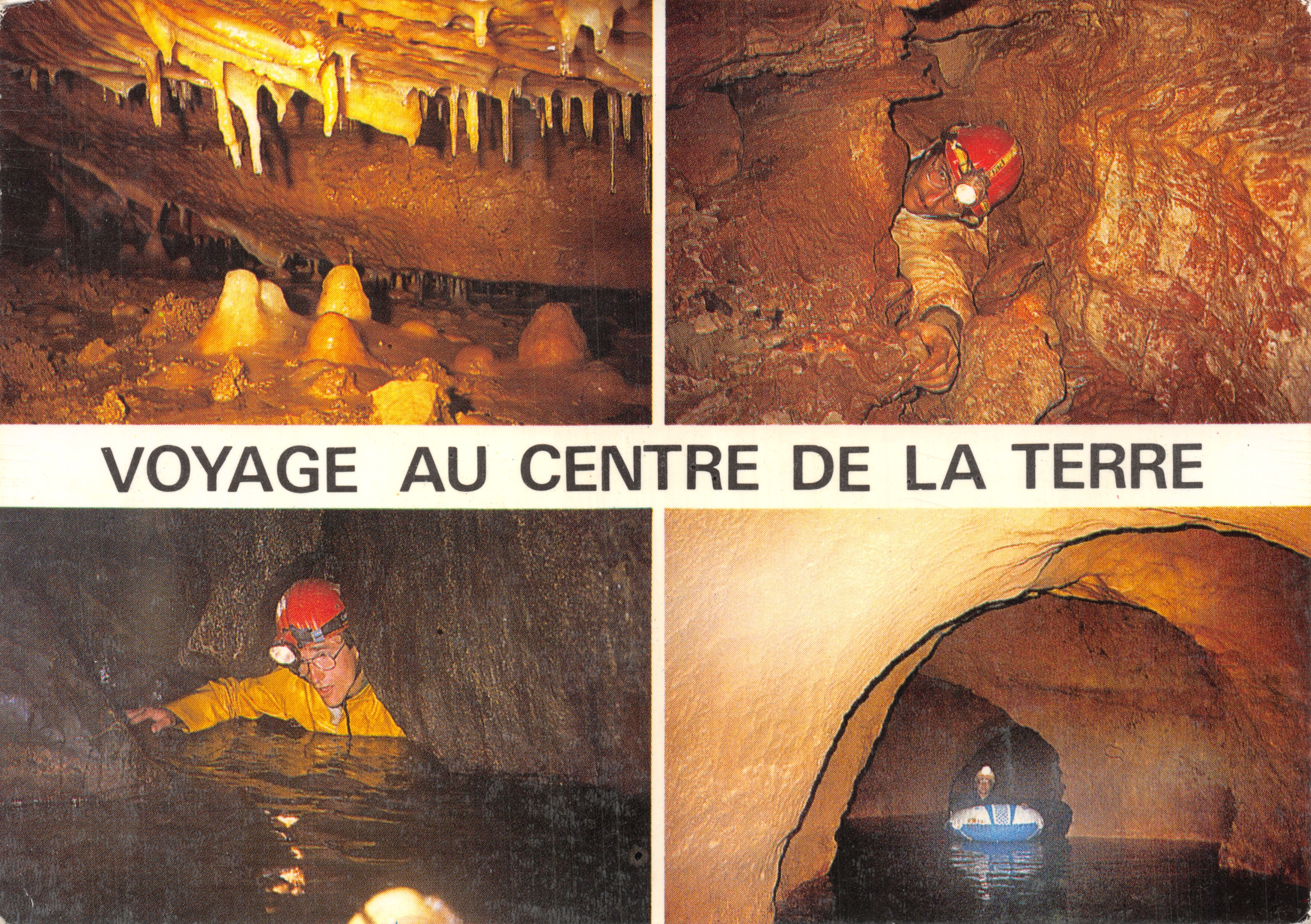 Viaje al centro de la Tierra — escenas de cueva subterránea — editor asphodèle, n° CD-21