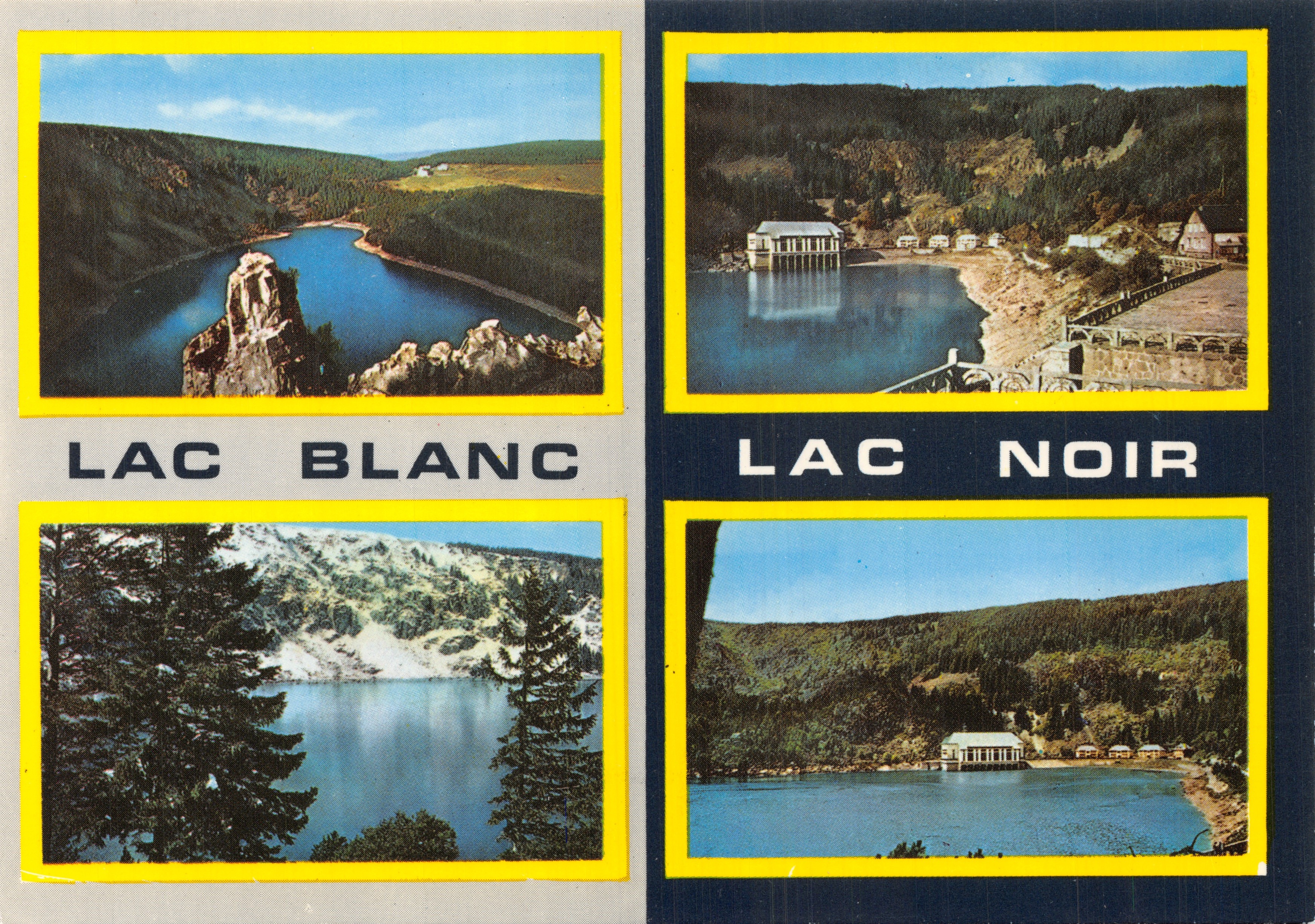 Lago Blanco y Lago Negro — Los Vosgos pintorescos — Ediciones 'La Cigogne'