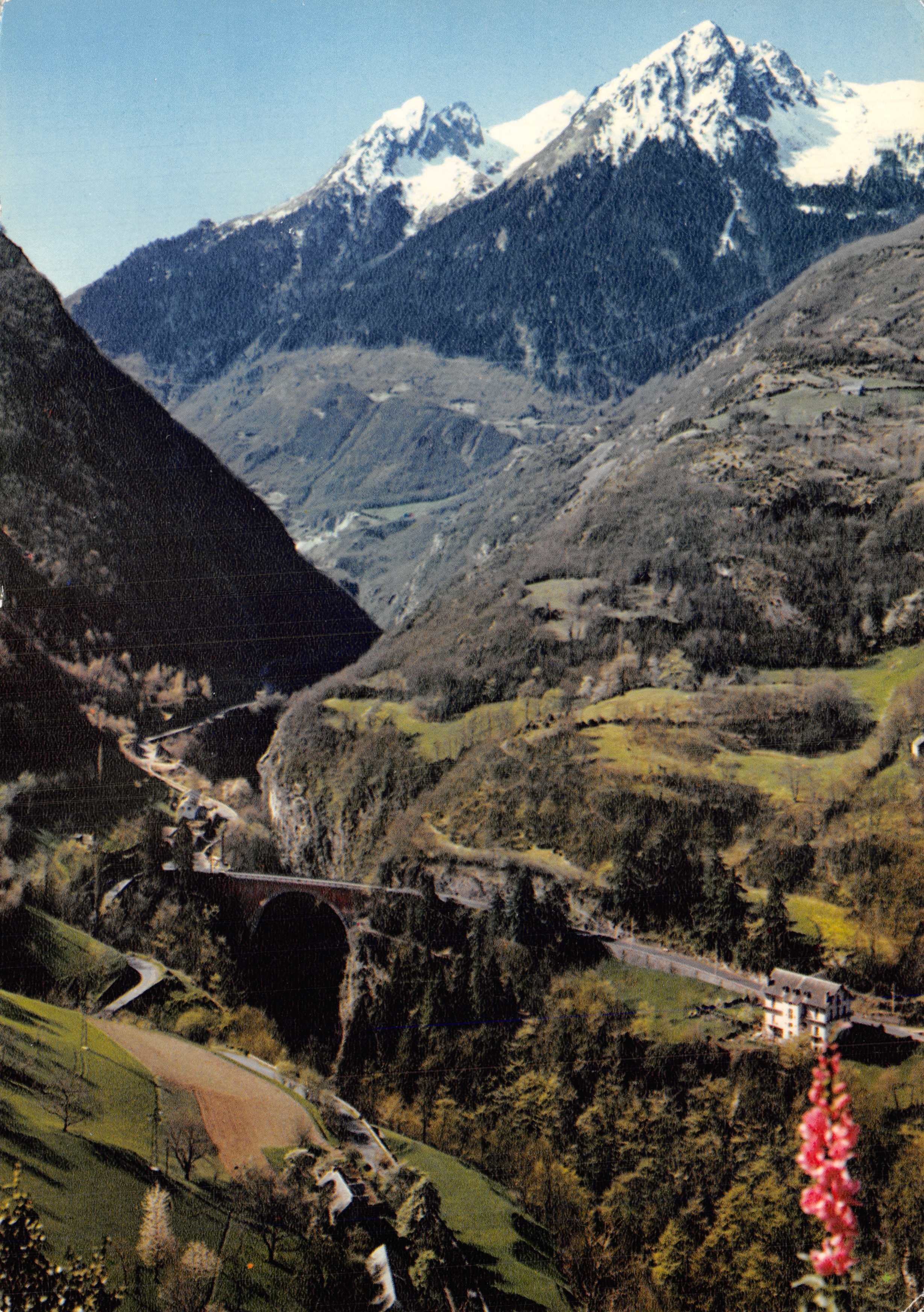 Puente Napoleón — vista panorámica del paso de Luchon hacia Gavarnie — Ediciones Modernas « Théodéac »
