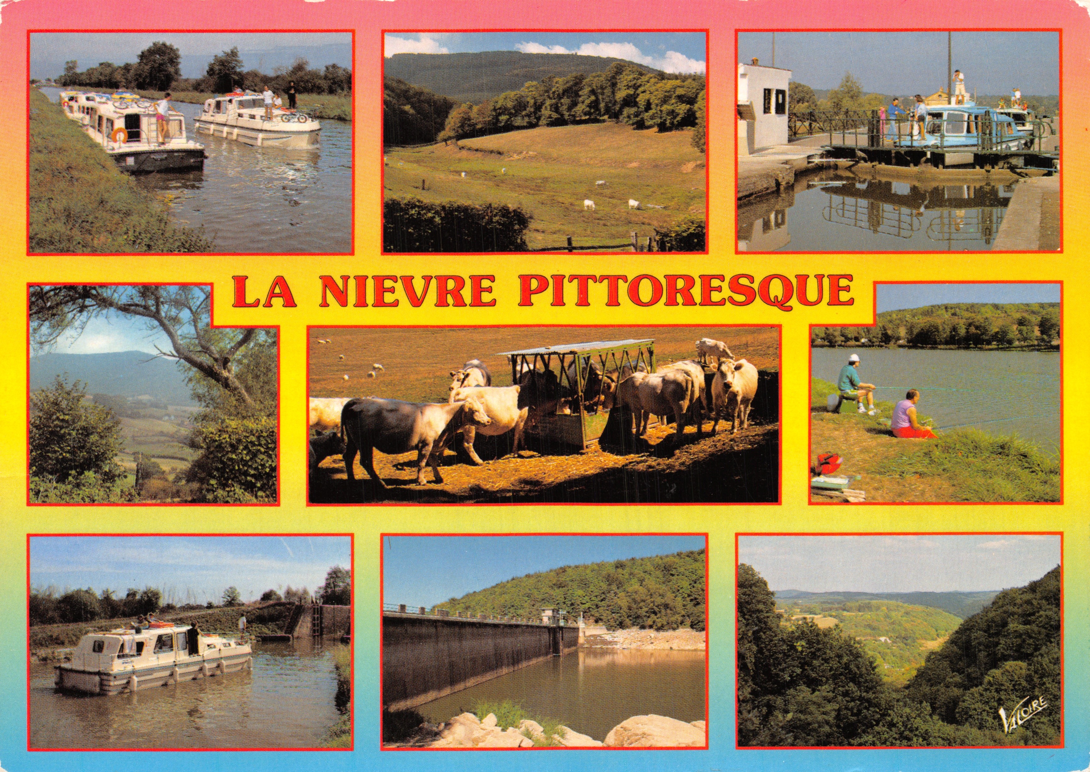 Pictorial La Nièvre — Landscapes and Canals — Éditions Valoire, n° 55809