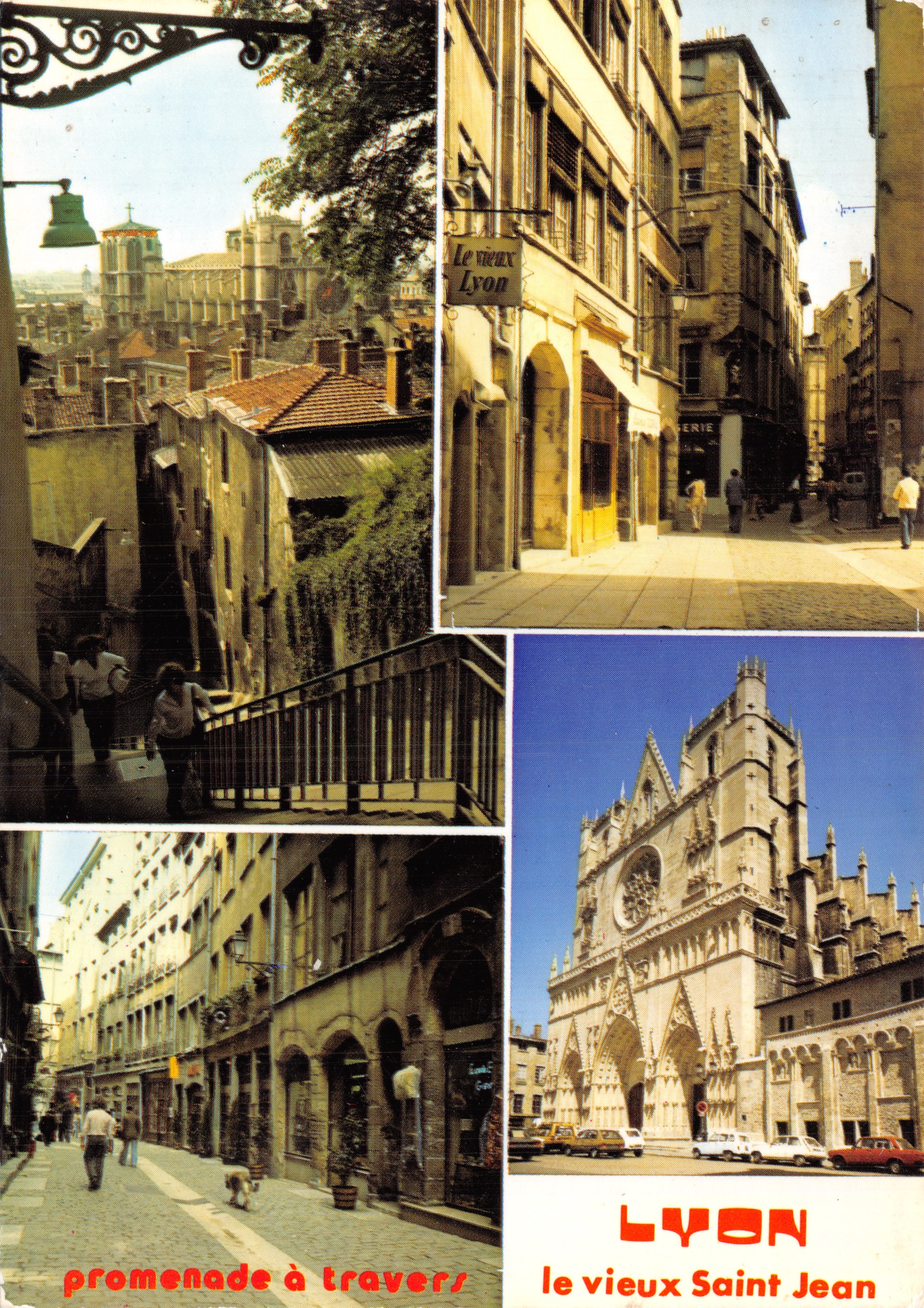 Lyon — Passeggiata attraverso il vecchio Lyon e il vecchio Saint Jean — Edizioni CELLARD